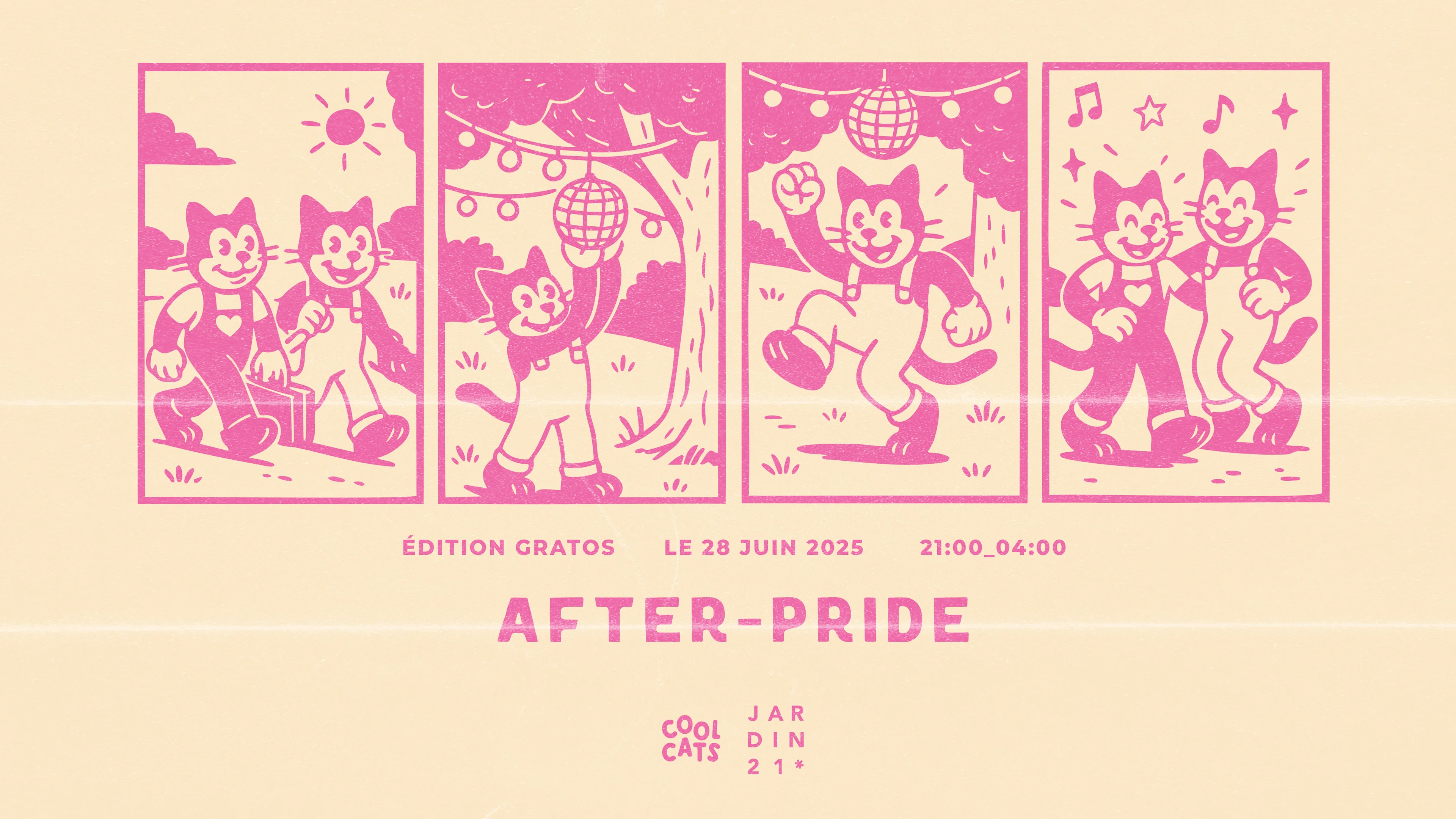 After-Pride W/ Cool Cats X Jardin21 - Open Air