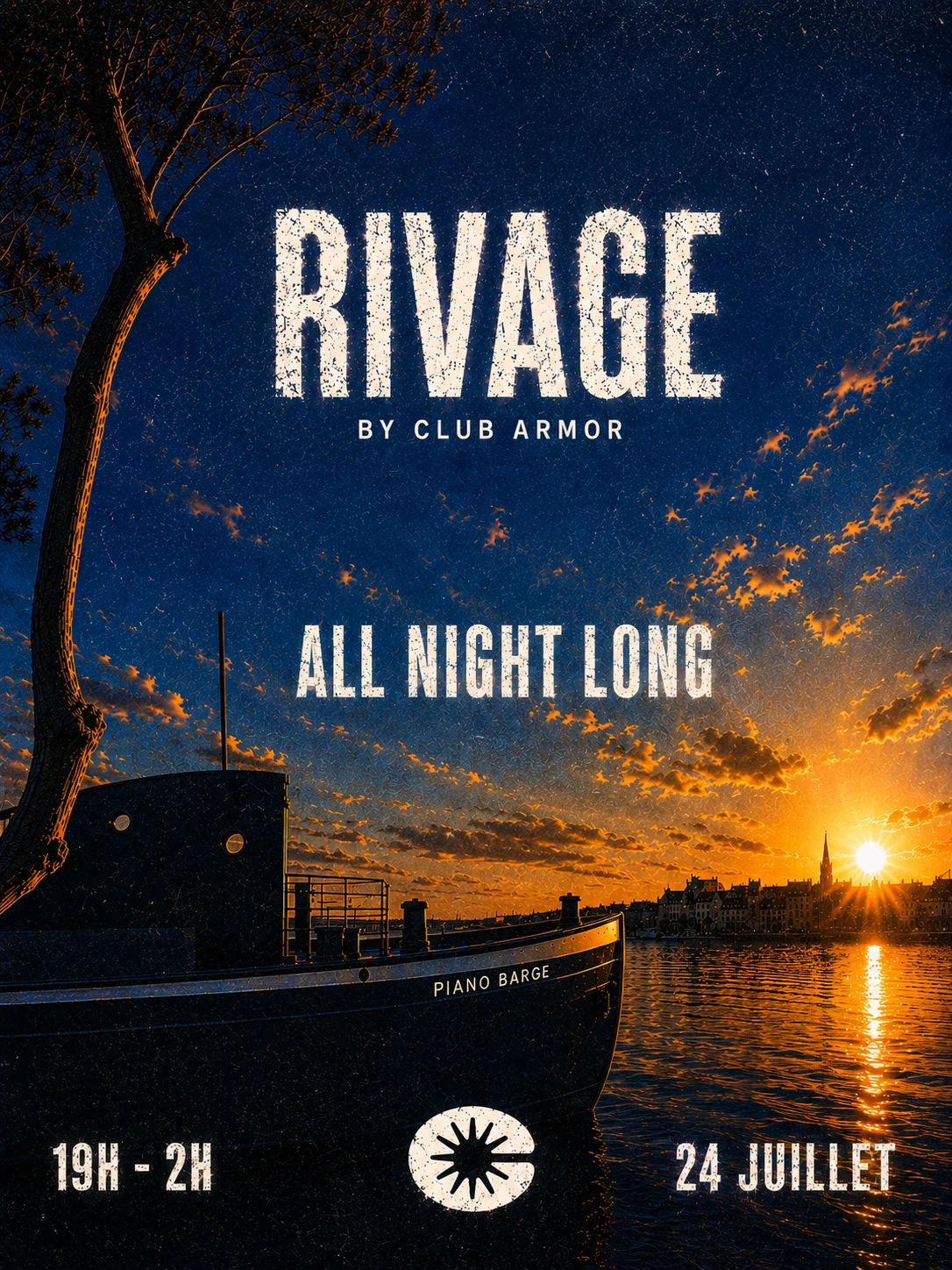Rivage By Club Armor - Piano Barge