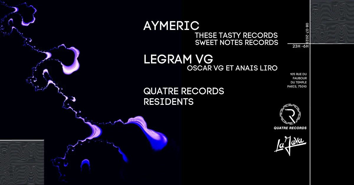 Quatre Records Présente Aymeric, Legram Vg & Residents
