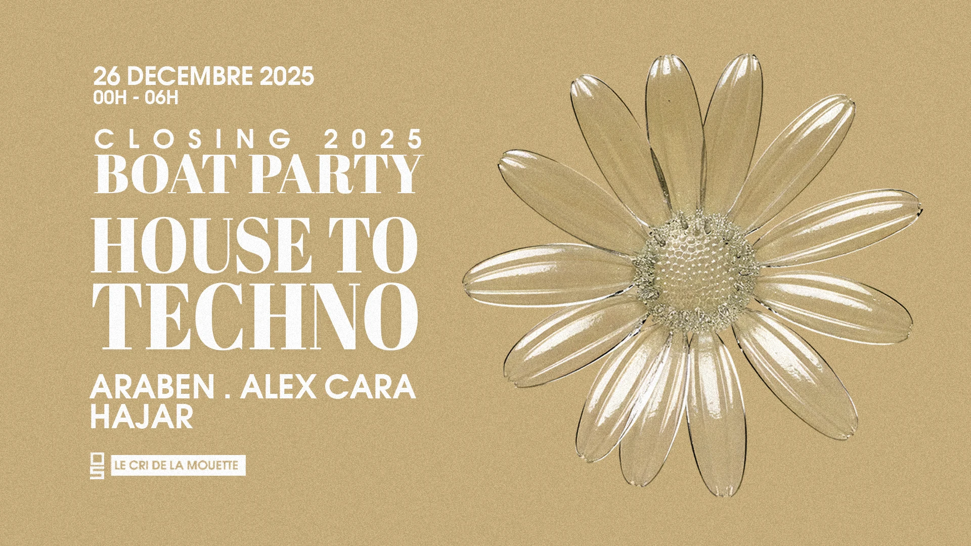Boat Party - House To Techno - Closing 2025