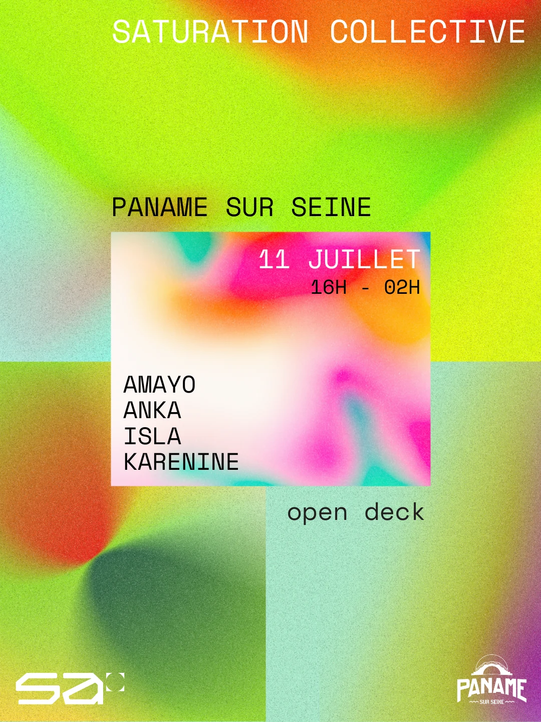 Saturation Collective - Open Air Paname Sur Seine