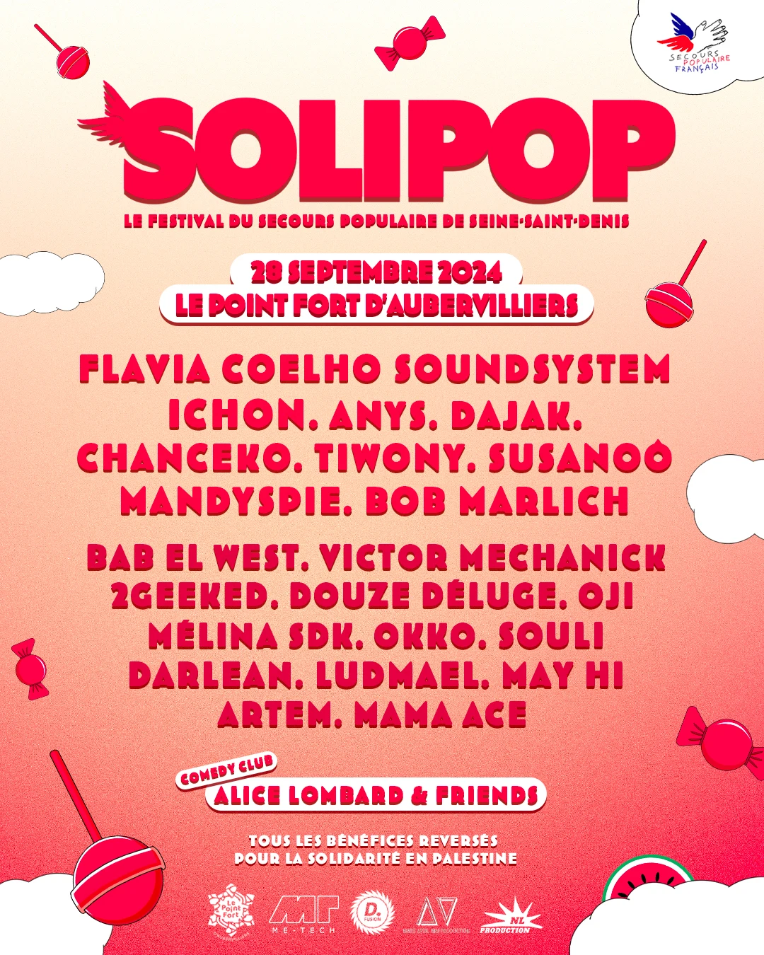 Festival Solipop : Flavia Coelho · Ichon · Tiwony & More