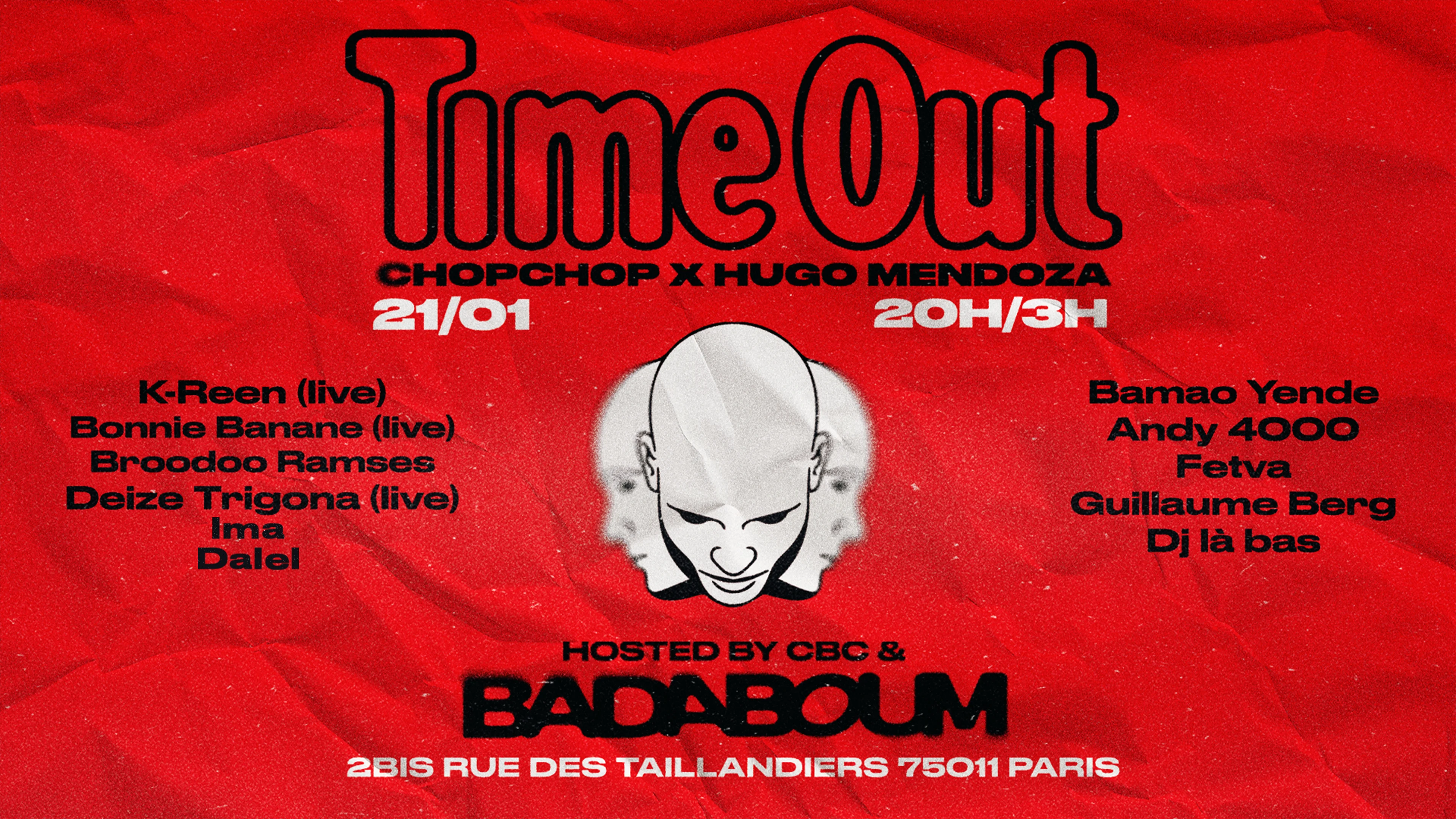 Club — Cbc 008: Chopchop X Time Out X Hugo Mendoza