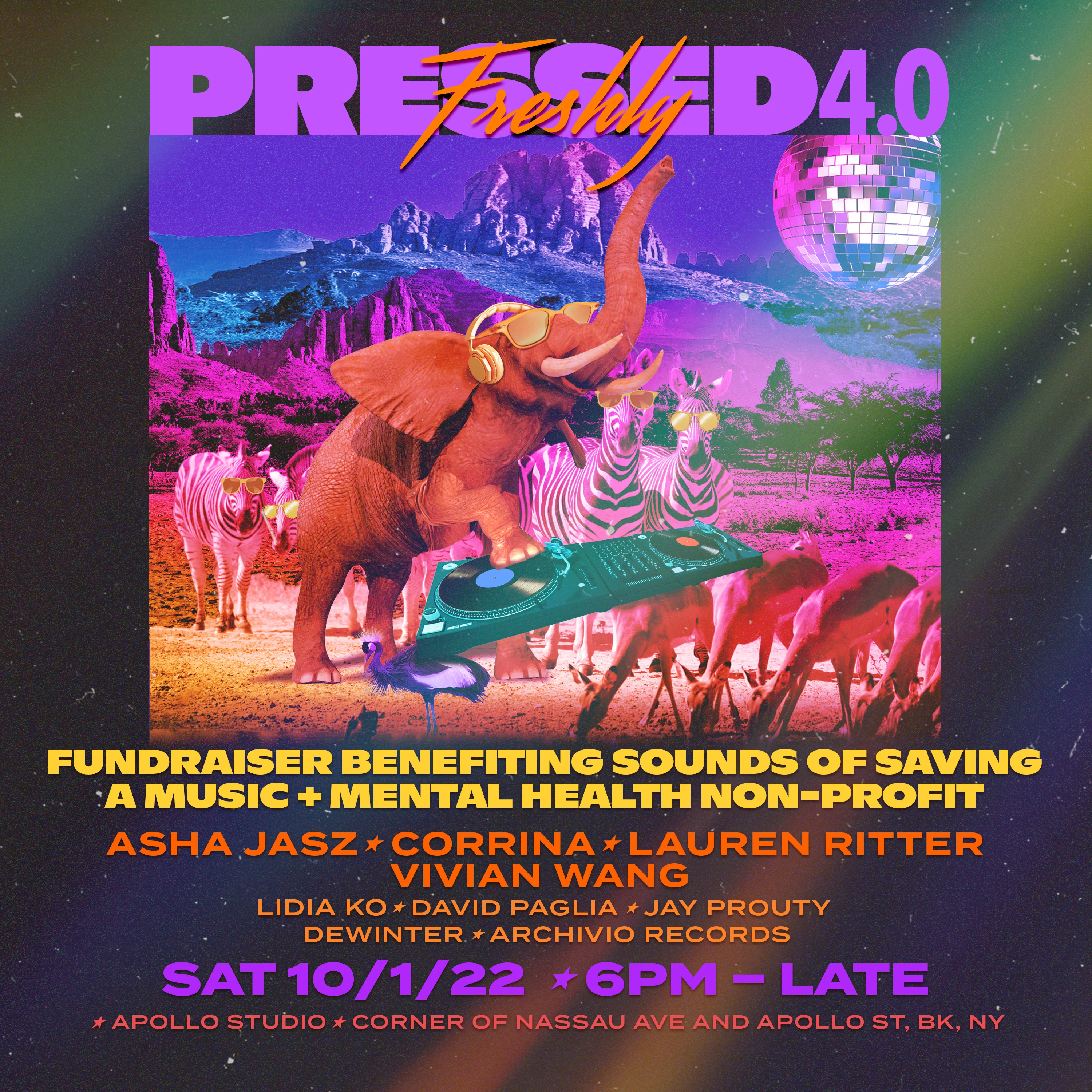 Freshly Pressed 4.0 - Benefit For Sounds Of Saving 