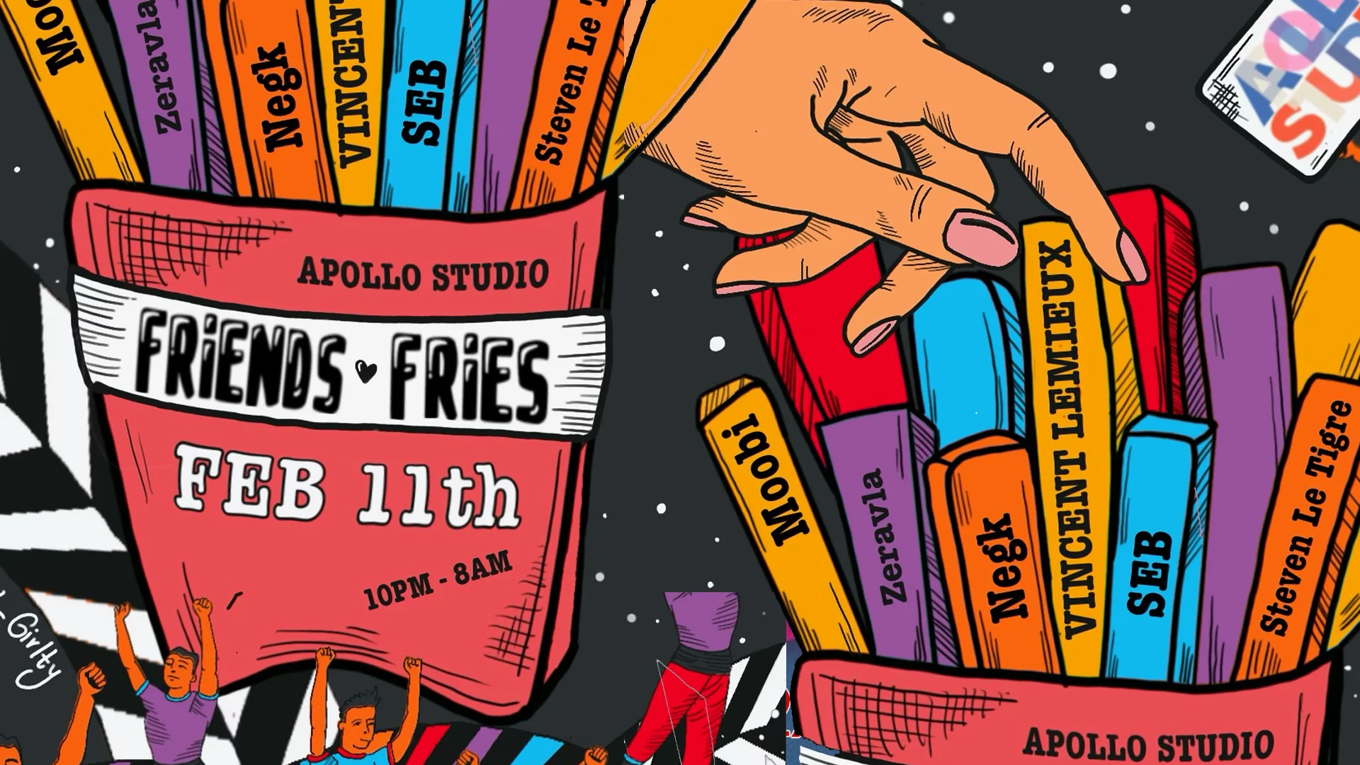 Friends Fries W/ Vincent Lemieux & Steven Letigre