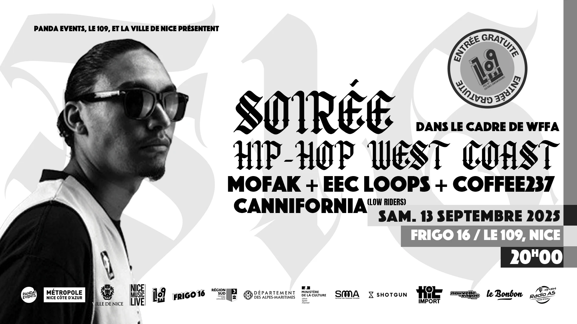 Wffa : Soirée Hip Hop West Coast