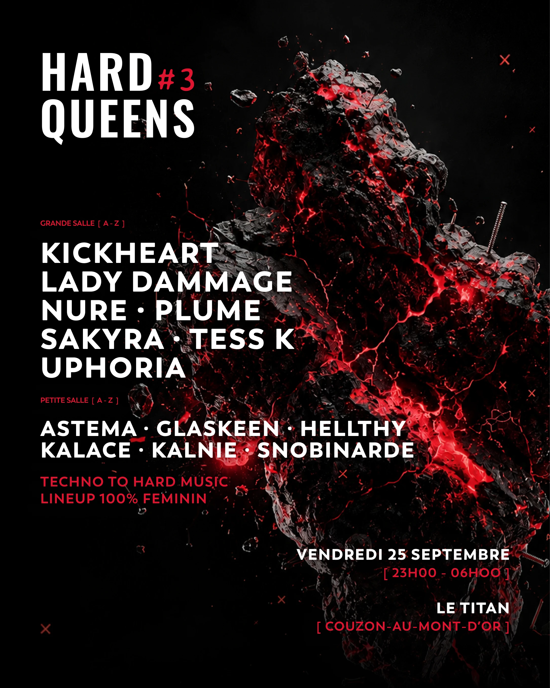 Hard Queens 3 : Sakyra, Uphoria, Lady Dammage & More
