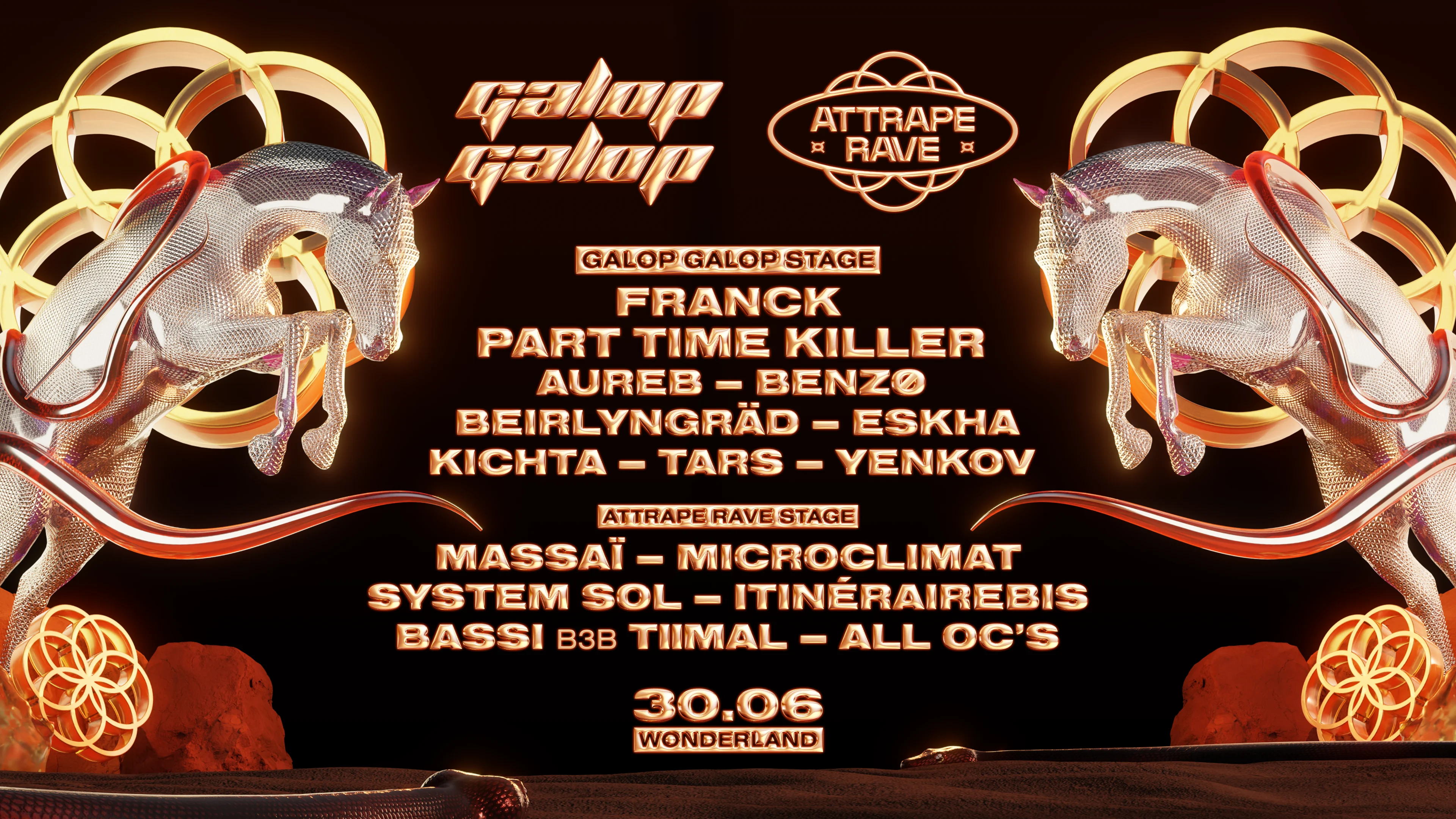 Open Air : Galop Galop X Attrape Rave In Wonderland