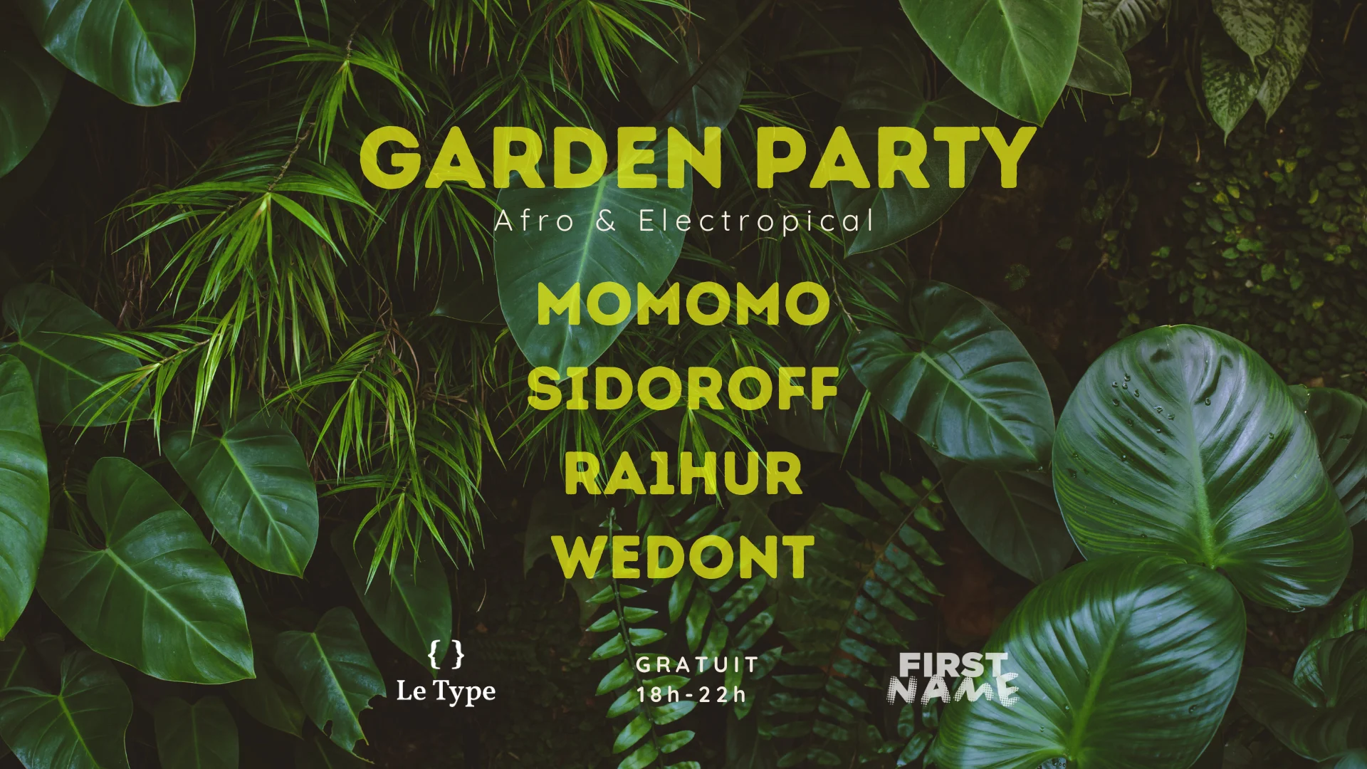 Garden Party Spécial Afro House