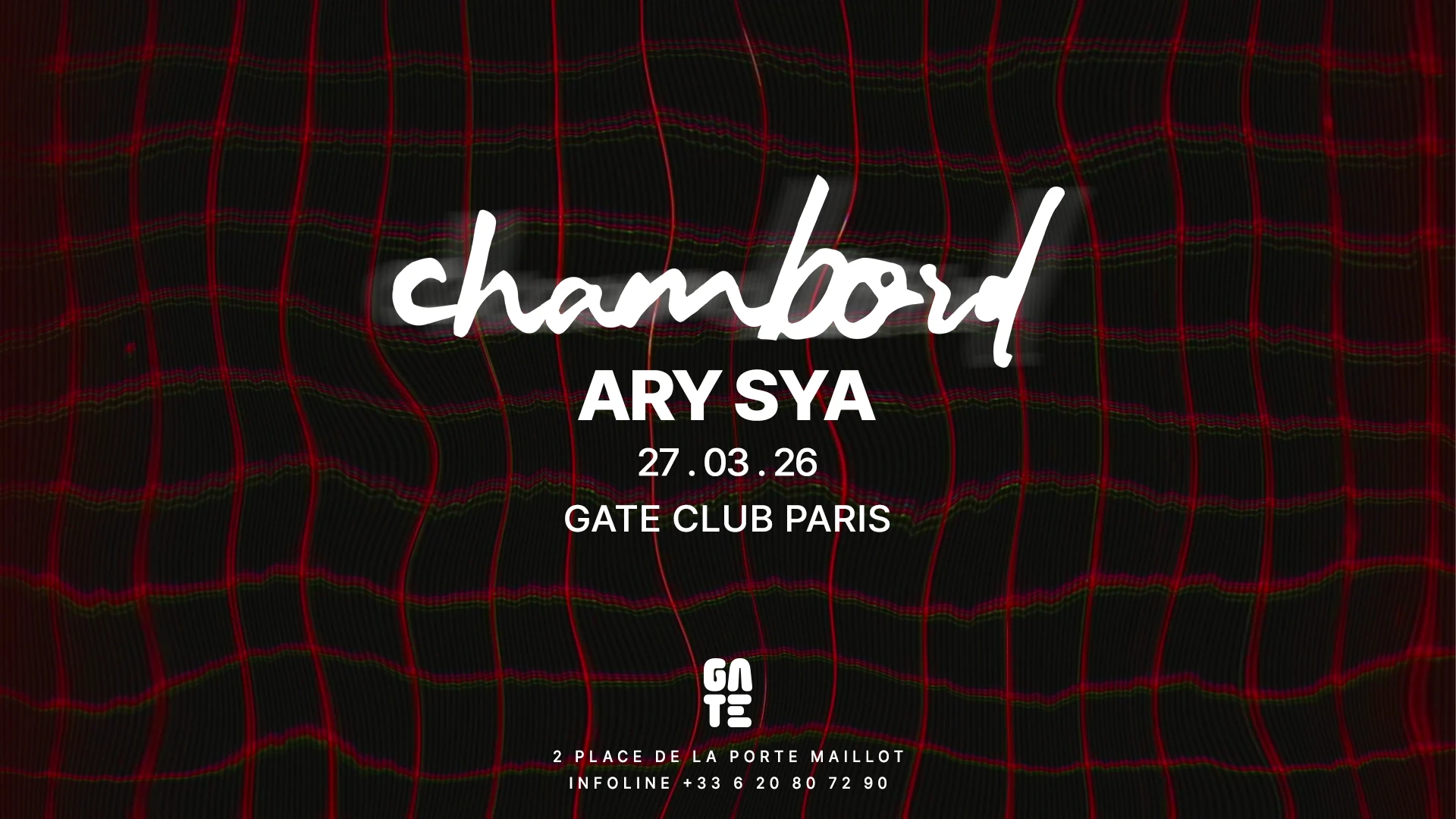 Chambord X Ary Sya At Gate Club Paris