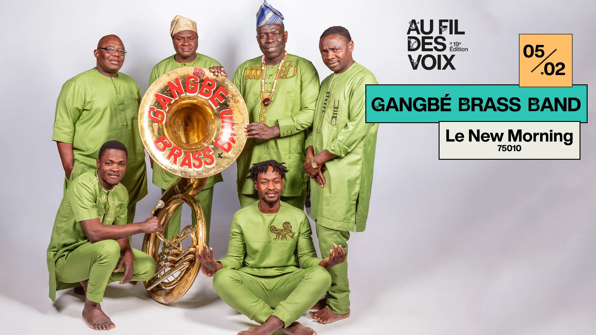 Release Party Gangbé Brass Band - Festival Au Fil Des Voix