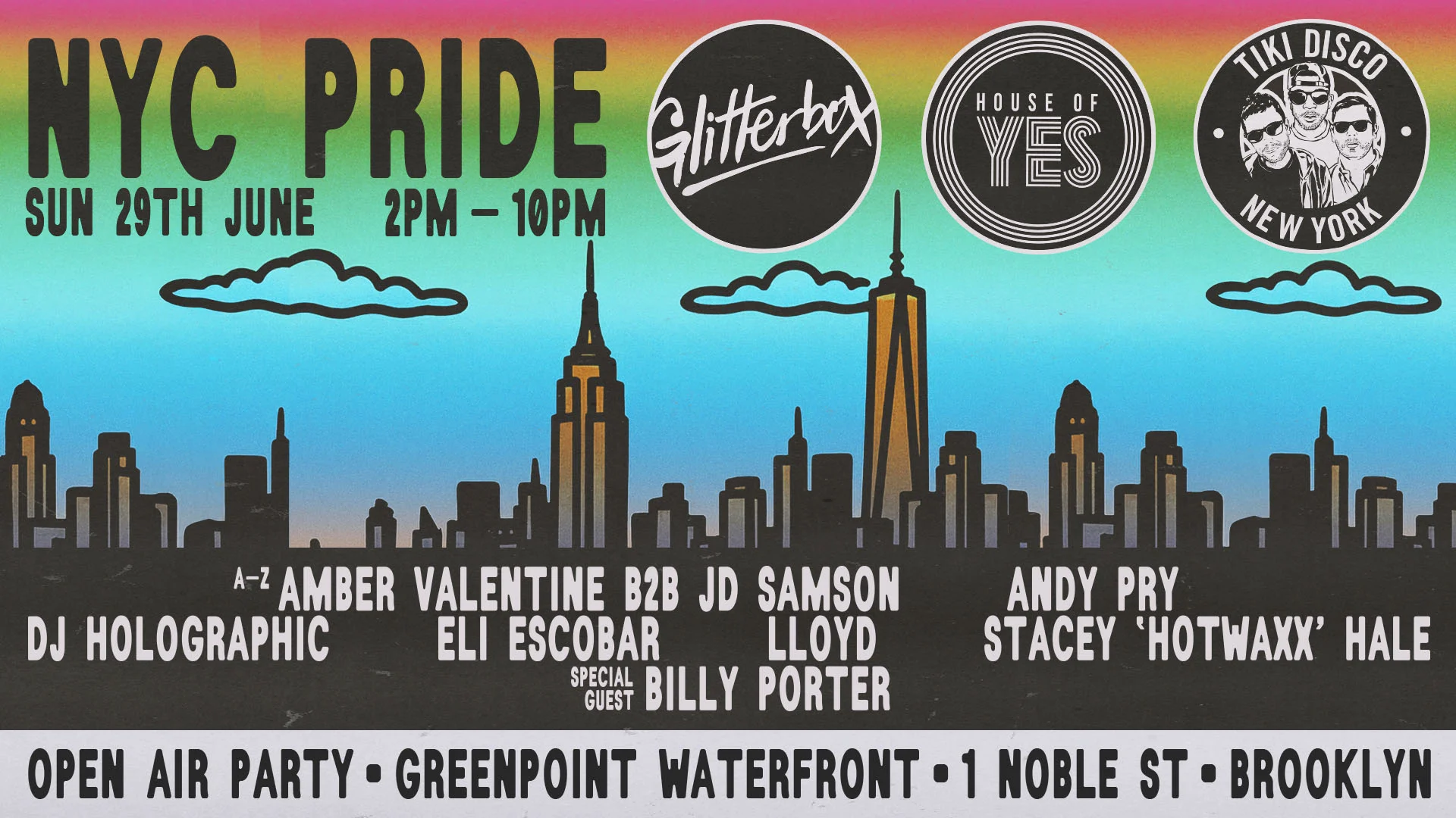 Pride 2025: Glitterbox X Tiki Disco X House Of Yes