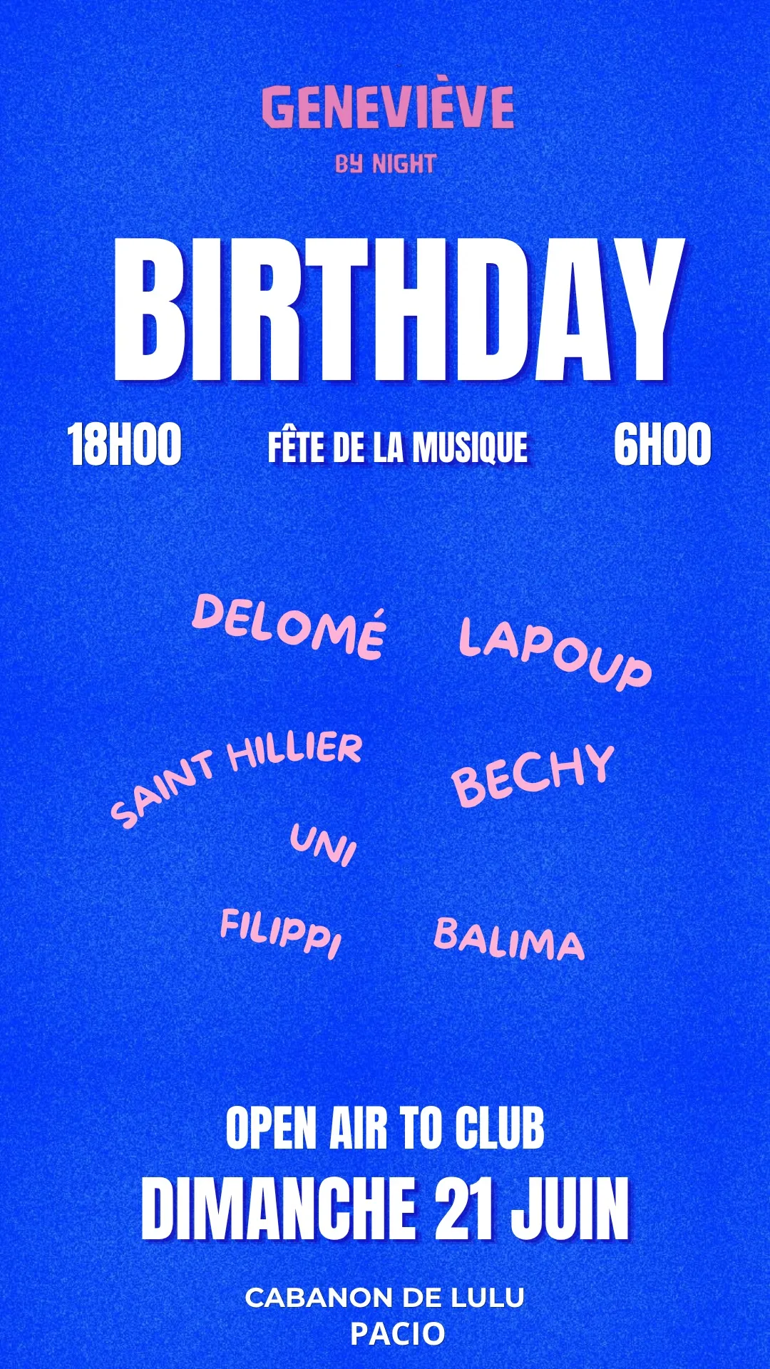The Geneviève Birthday - I