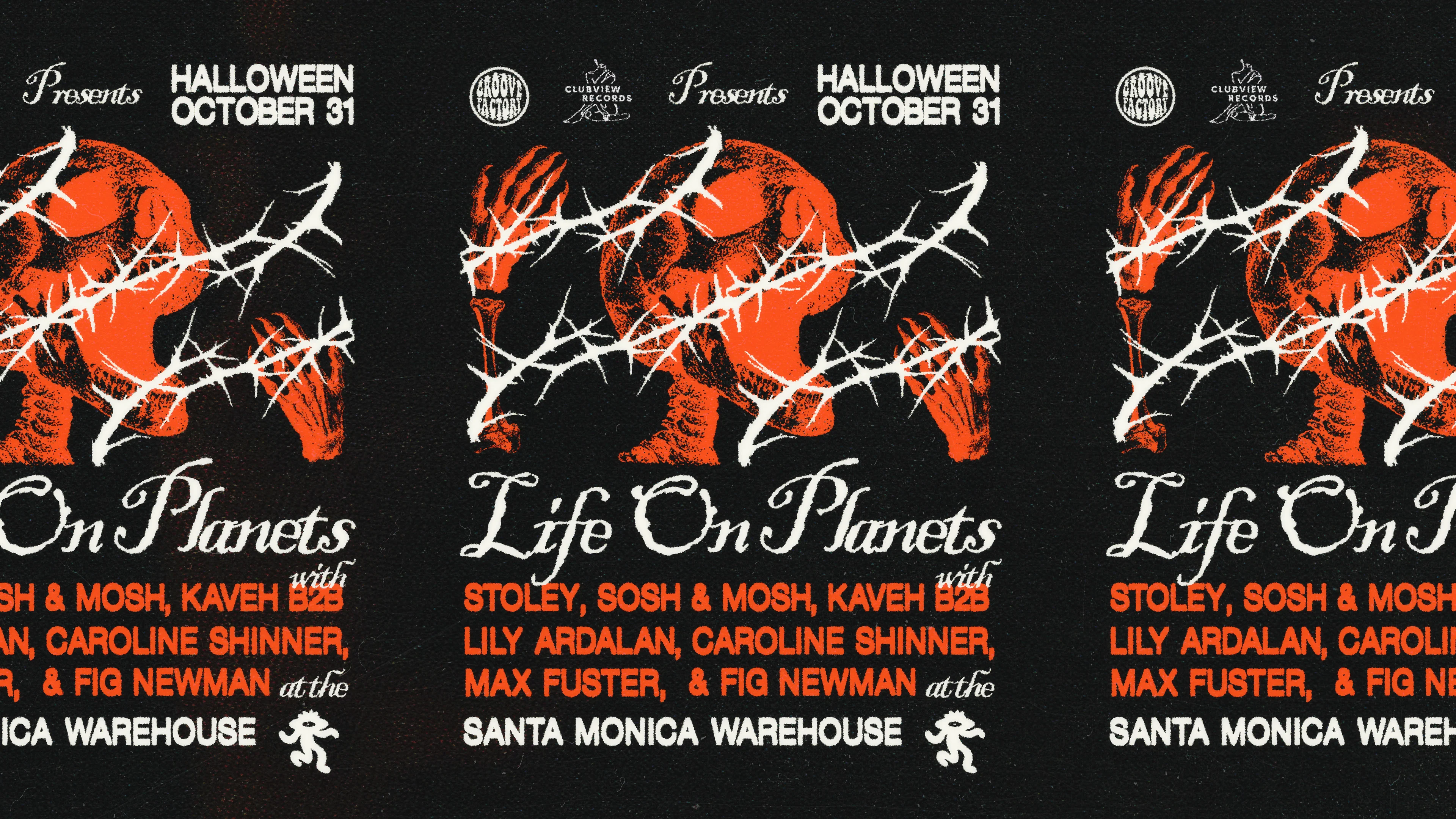 Groove Factory X Clubview: Halloween W/ Life On Planets