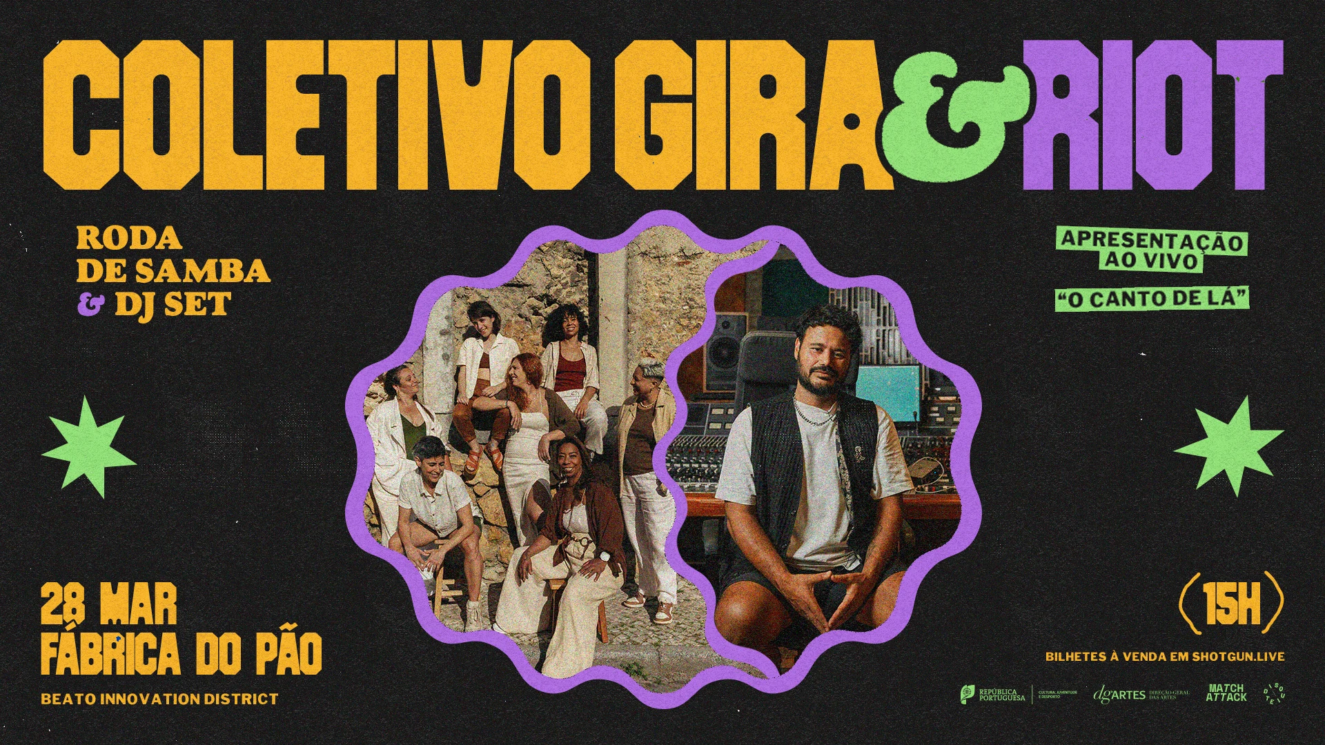 Coletivo Gira & Riot Roda De Samba + Dj Set
