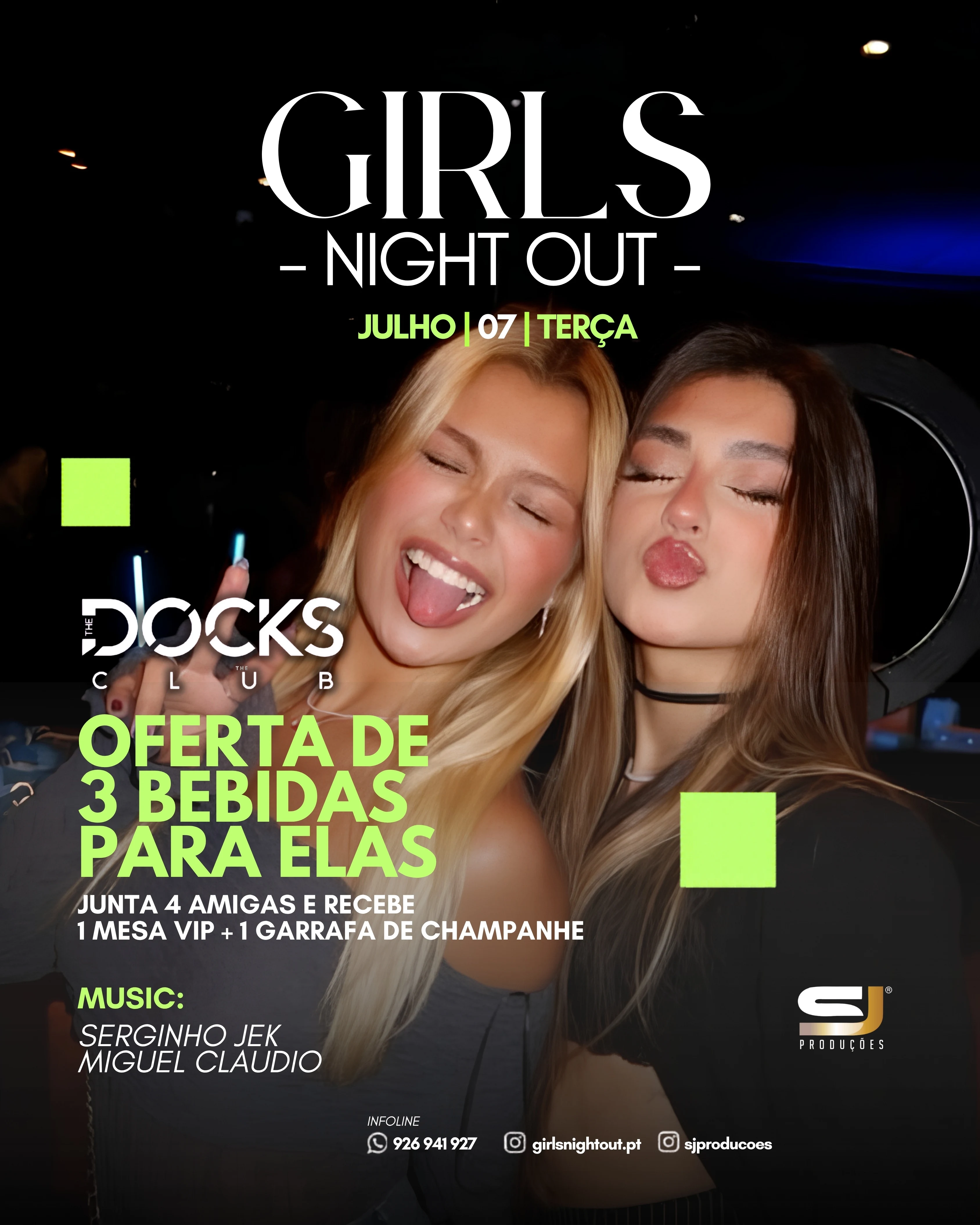 Girls Night Out 3 Free Drinks |