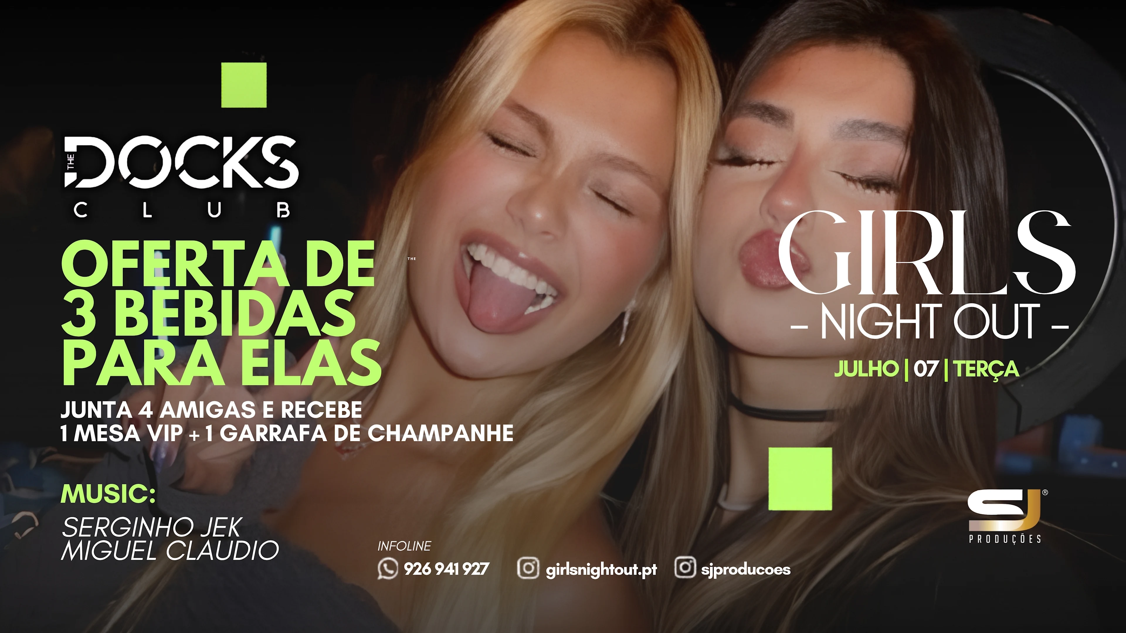 Girls Night Out 3 Free Drinks |