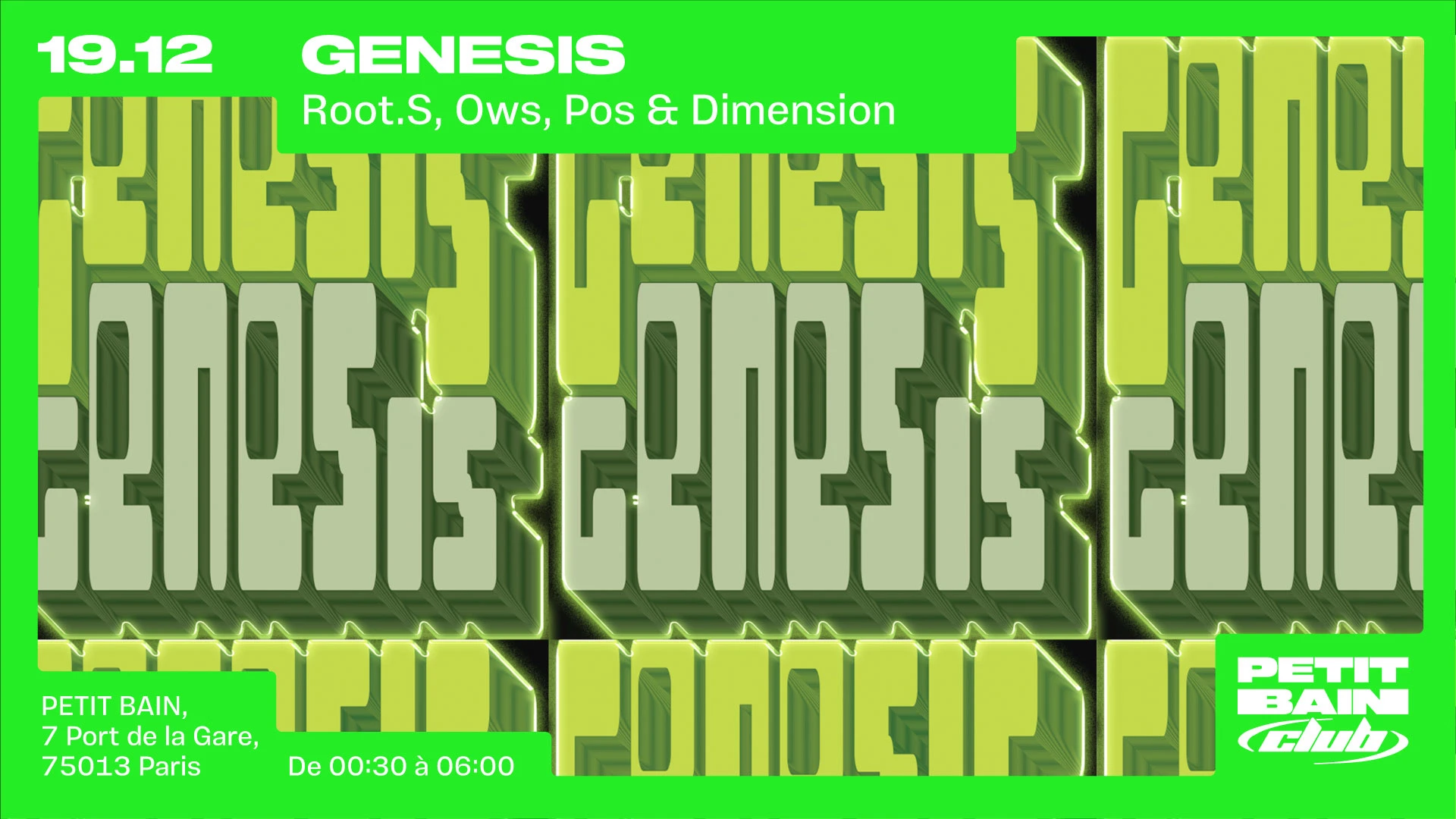 Root.S, Ows, Pos & Dimension Present : Genesis