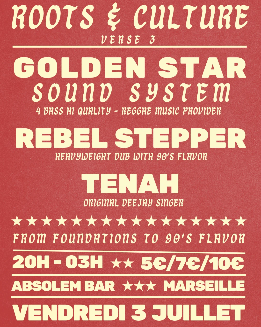 Roots And Culture Dub Session 3 Absolem Bar