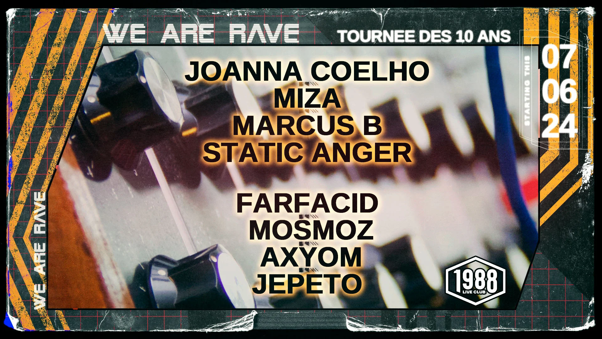 We Are Rave W/ Johanna Coelho, Farfacid, Mosmoz, Axyom...