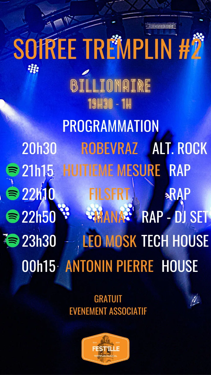 🔊 Tremplin Musical - 6 Concerts Gratuit 💸