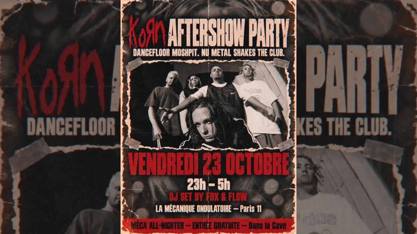 Korn Aftershow Party • Club Night • Ven 23/10