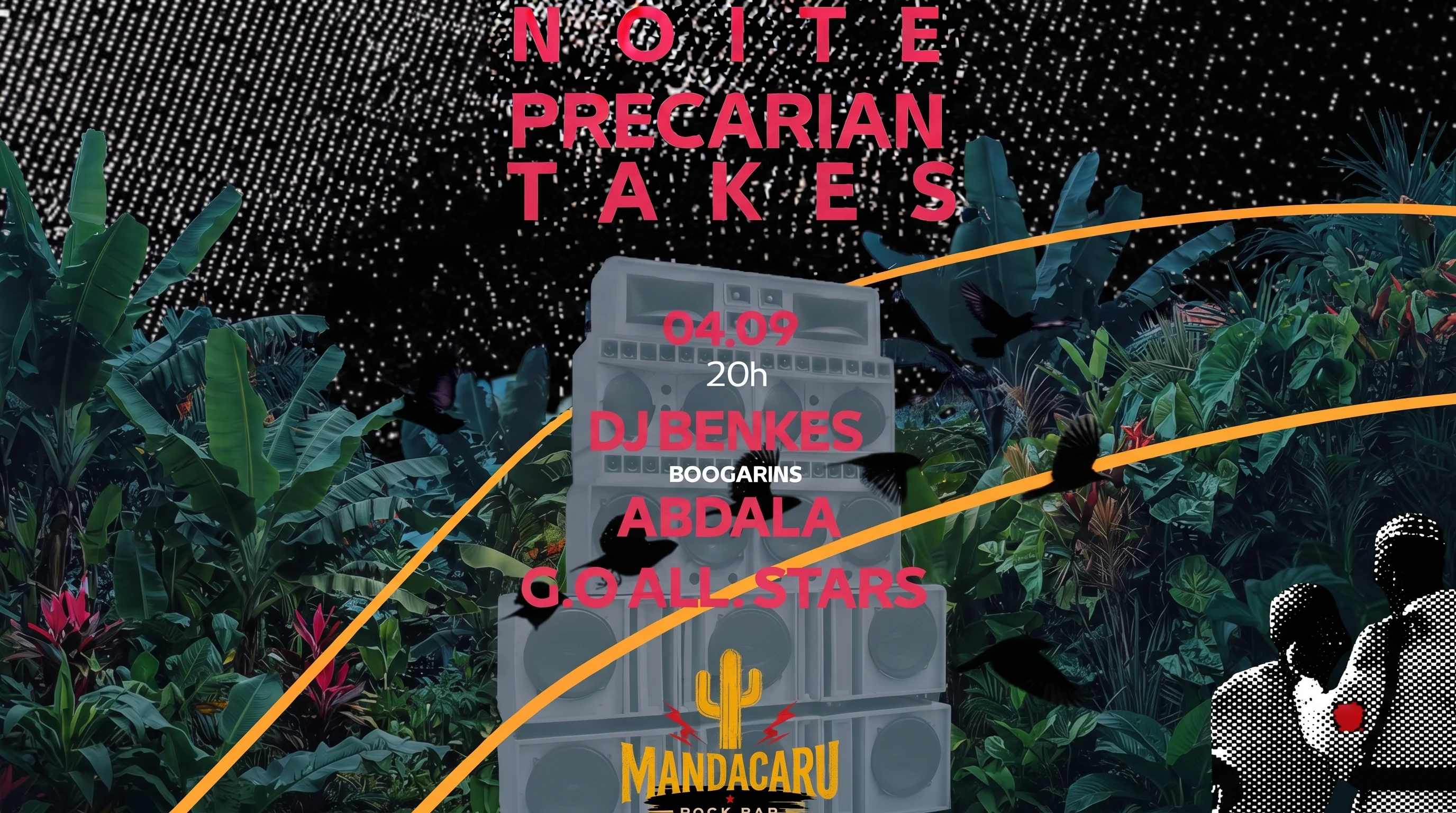 Noite Pt No Mandacaru Rock Bar C/ Dj Benkes & Abdala