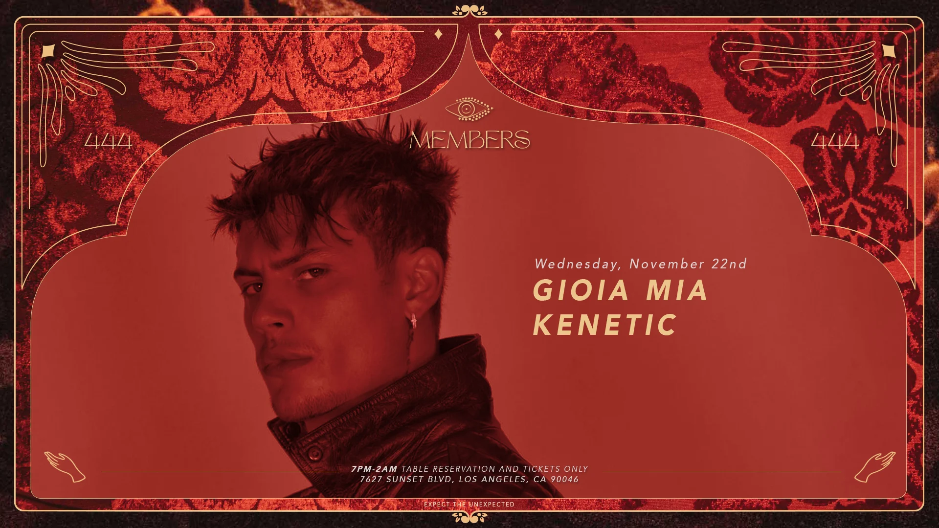 Pre-Thanksgiving Party  At Members With Gioa Mia & Kenetic