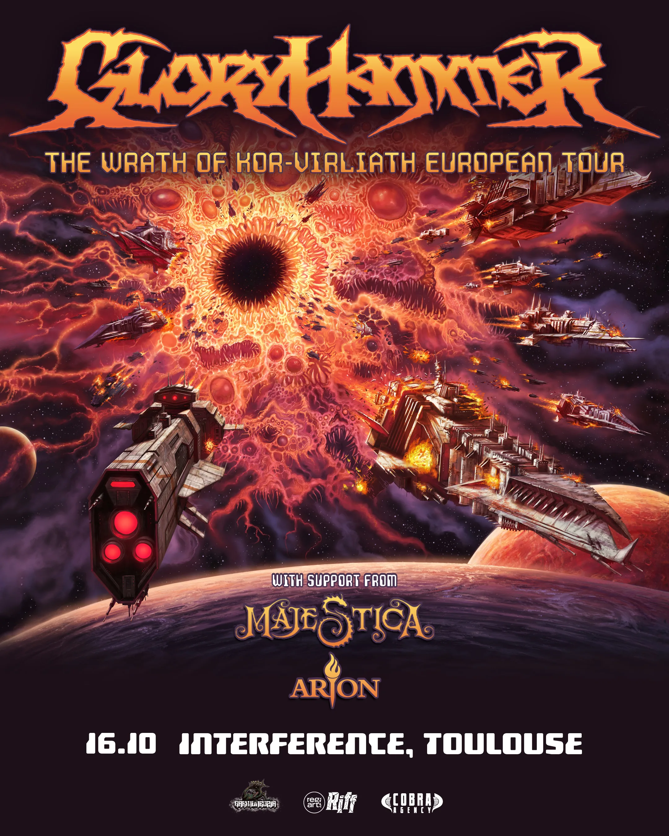 Gloryhammer + Majestica + Arion
