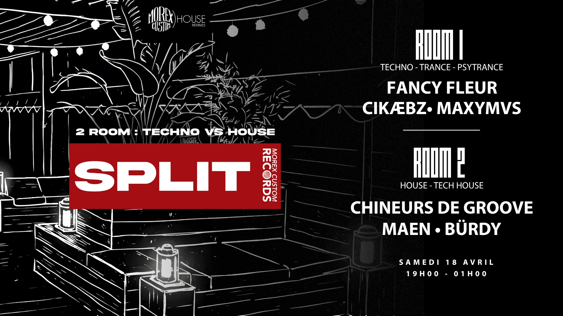 Split // 2 Salles 2 Ambiances // Gratuit // Morex