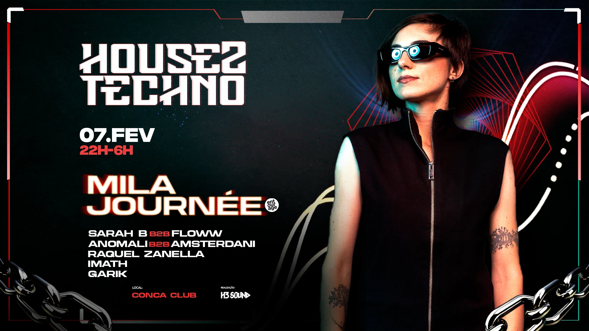 House 2 Techno Apresenta: Mila Journée