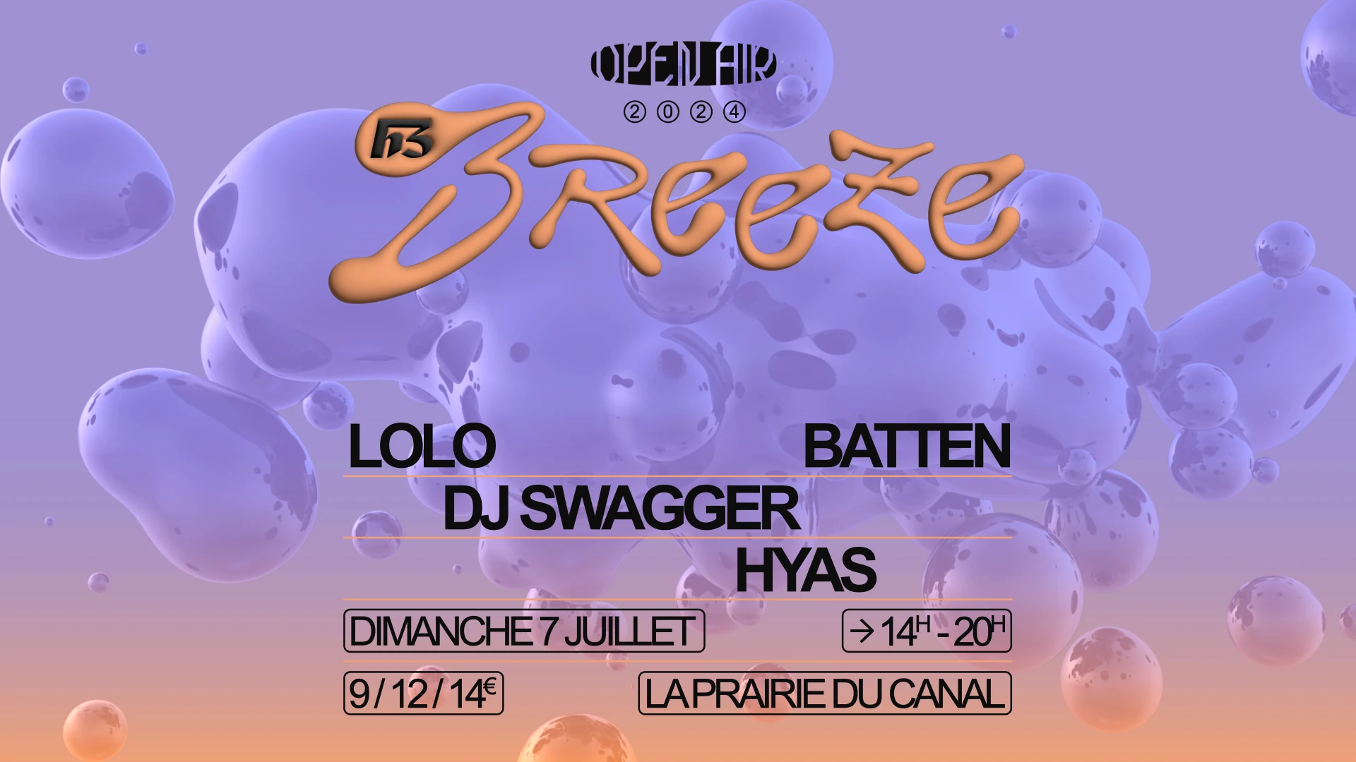 H3 Breeze // Dj Swagger, Hyas, Lolo Batten