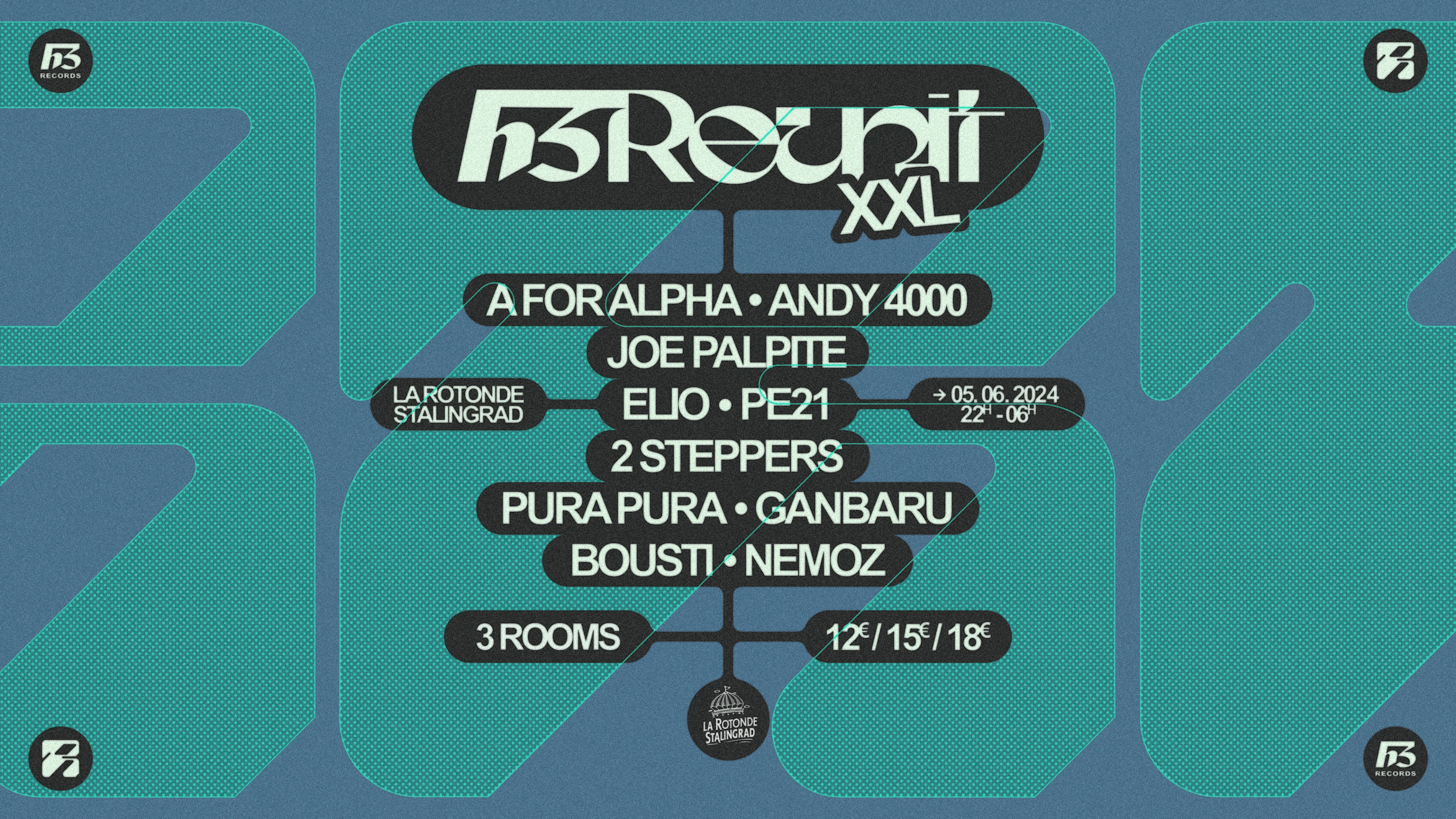 H3 Reunit - 3 Scènes W/ A For Alpha, Andy4000, Pura Pura