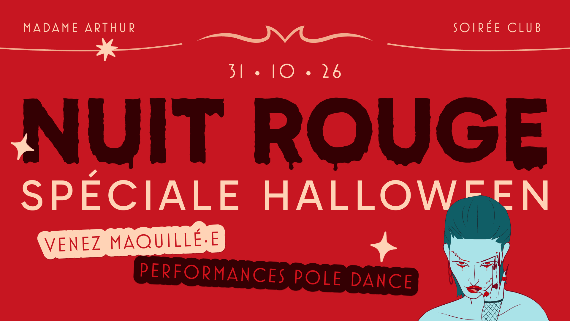 Nuit Rouge : Soirée Spéciale Halloween