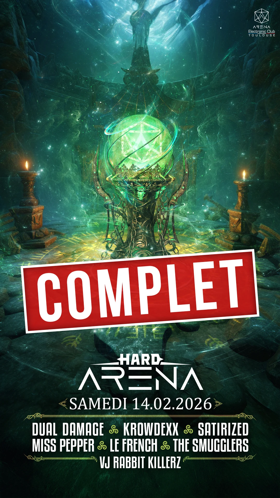 Complet /Hard Arena W/ Dual Damage, Krowdexx, Satirized...