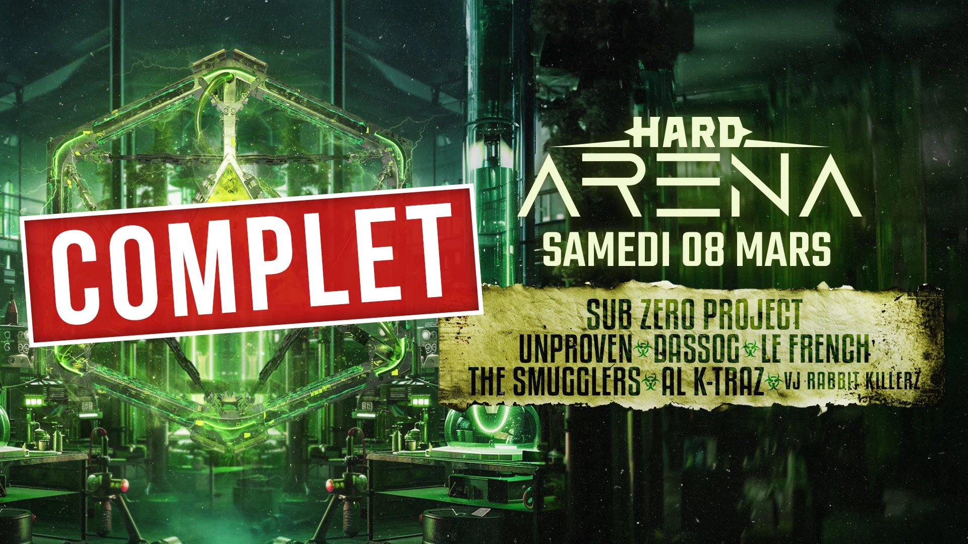 Complet - Hard Arena W/ Sub Zero Project, Unproven, Dassog