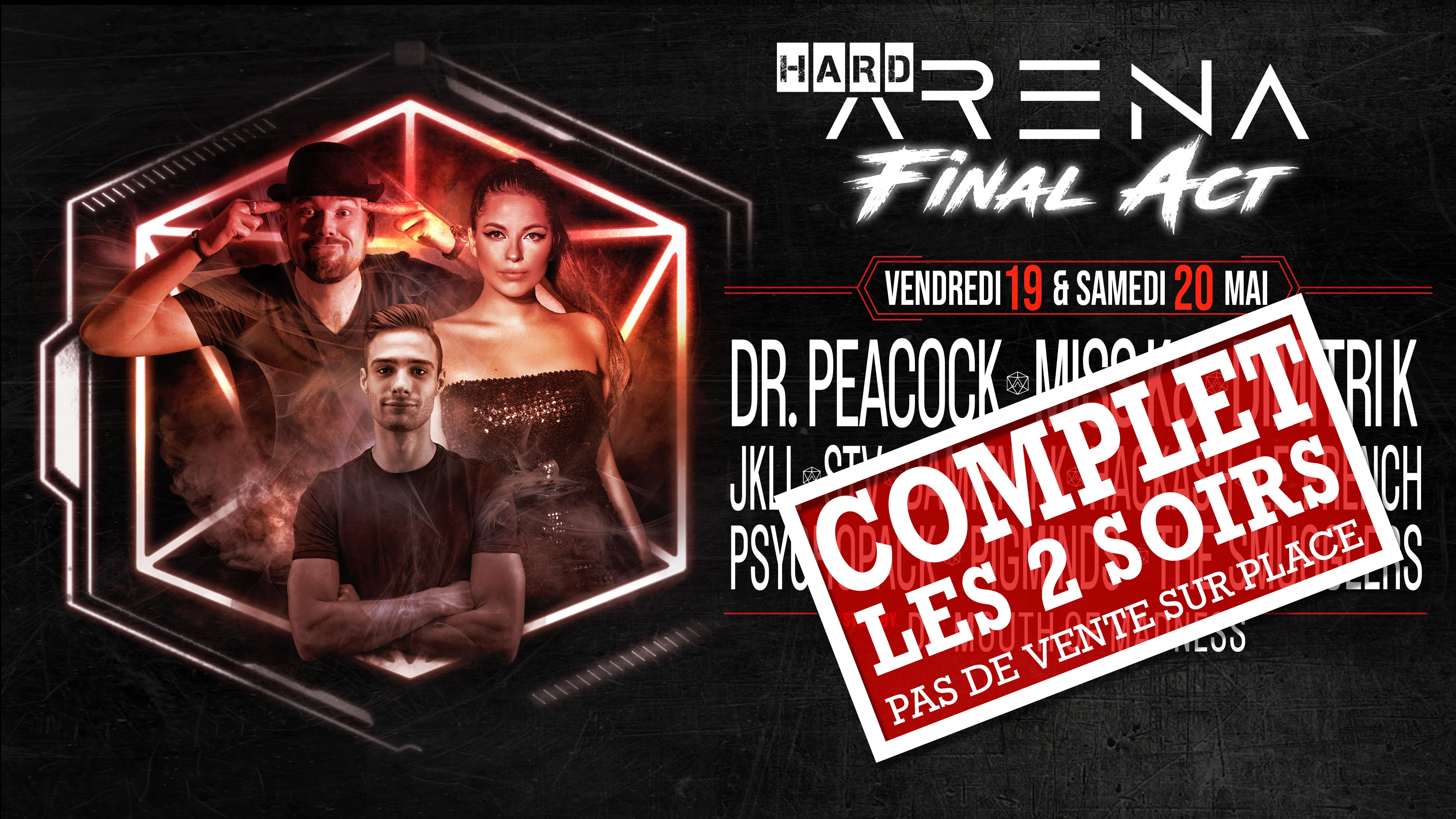 Hardarena Final Act: Dr. Peacock, Miss K8, Dimitri K, Jkll..