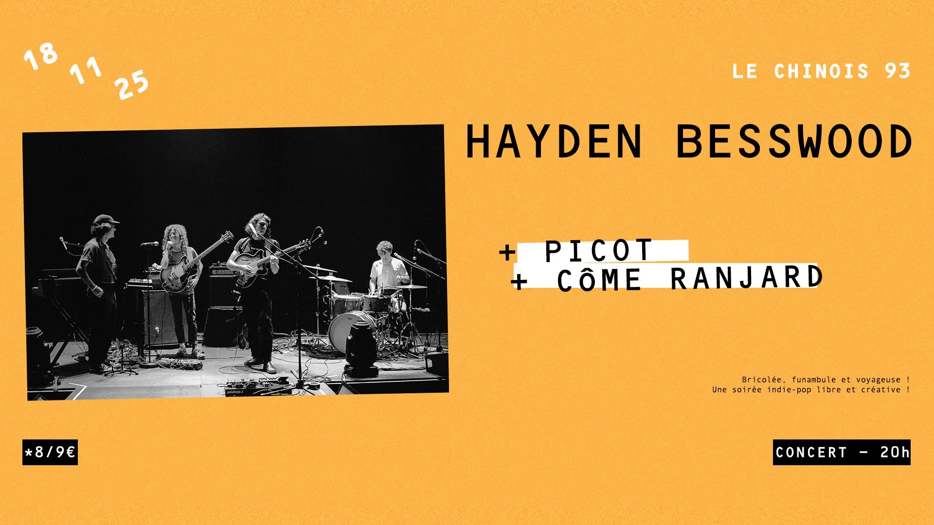 Hayden Besswood + Picot + Côme Ranjard