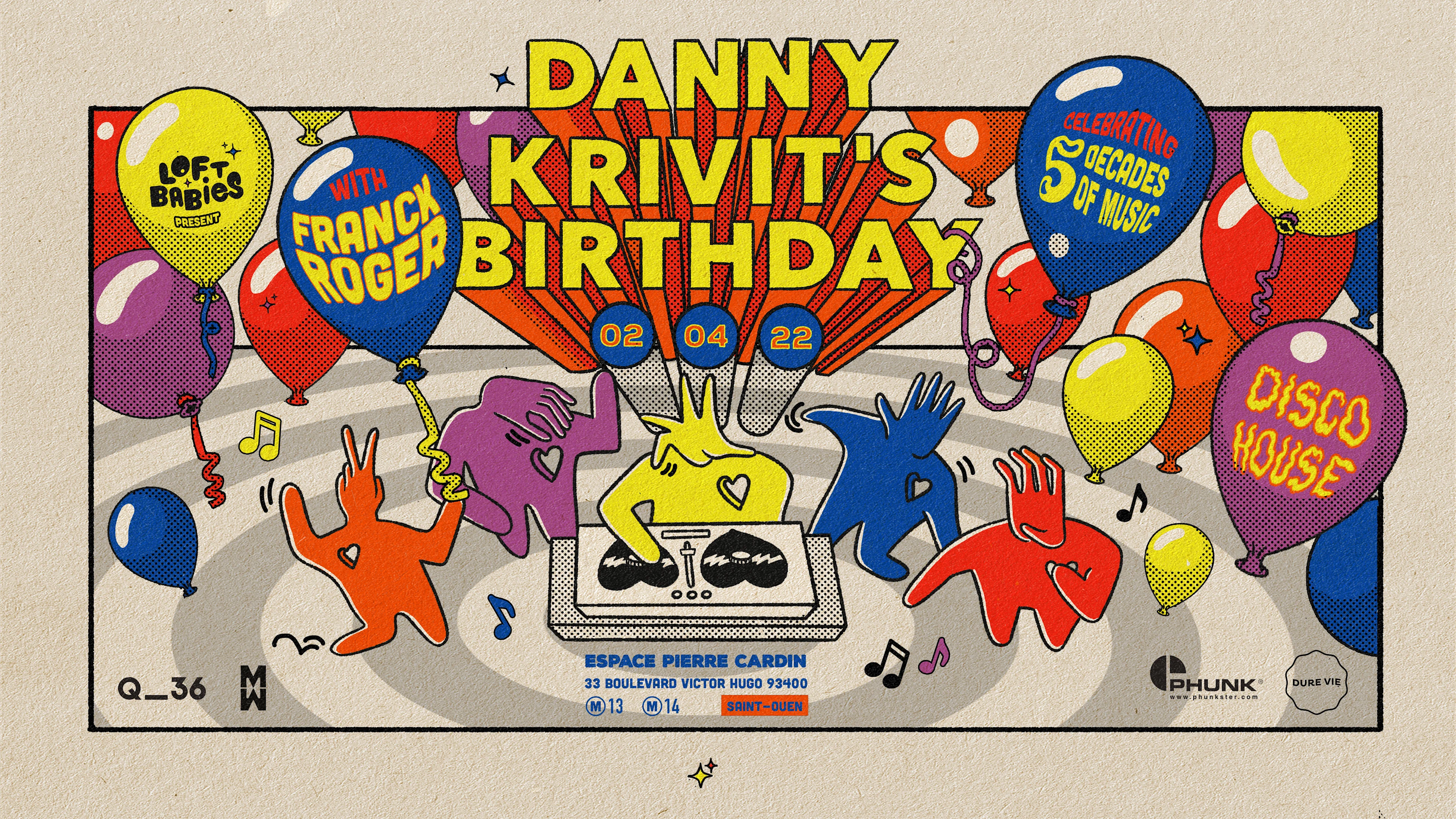 Danny Krivit's Birthday W/ Franck Roger ☆ Loft Babies