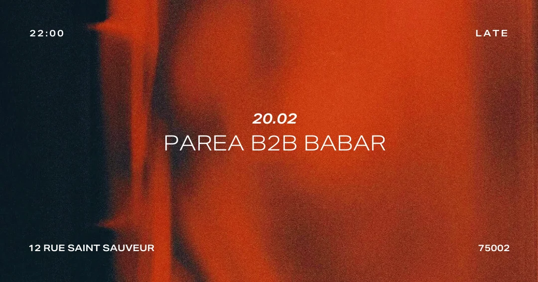 Heclipse Presents : Parea B2b Babar