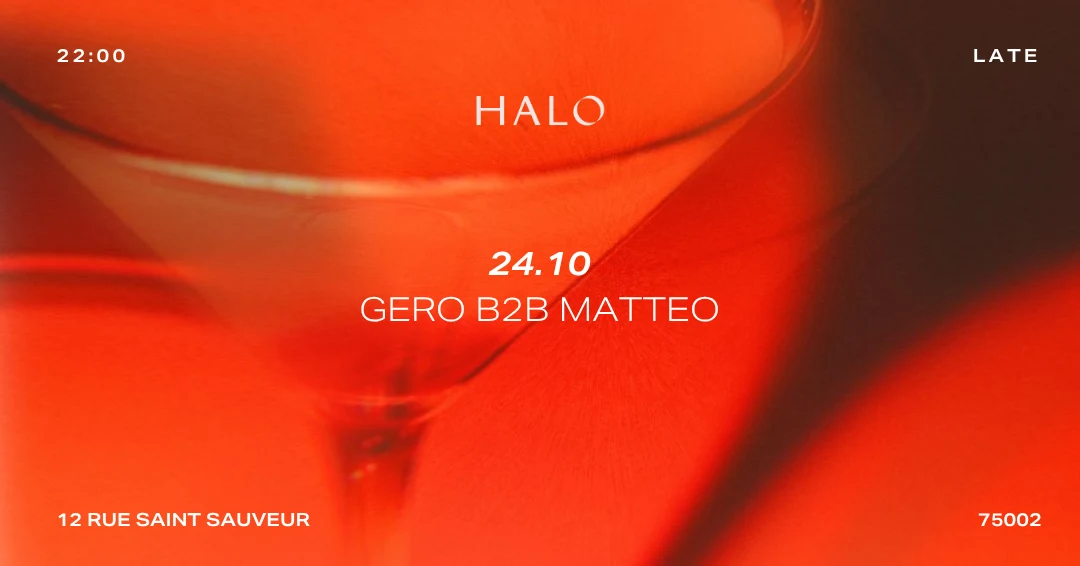 Halo Presents : Gero B2b Matteo