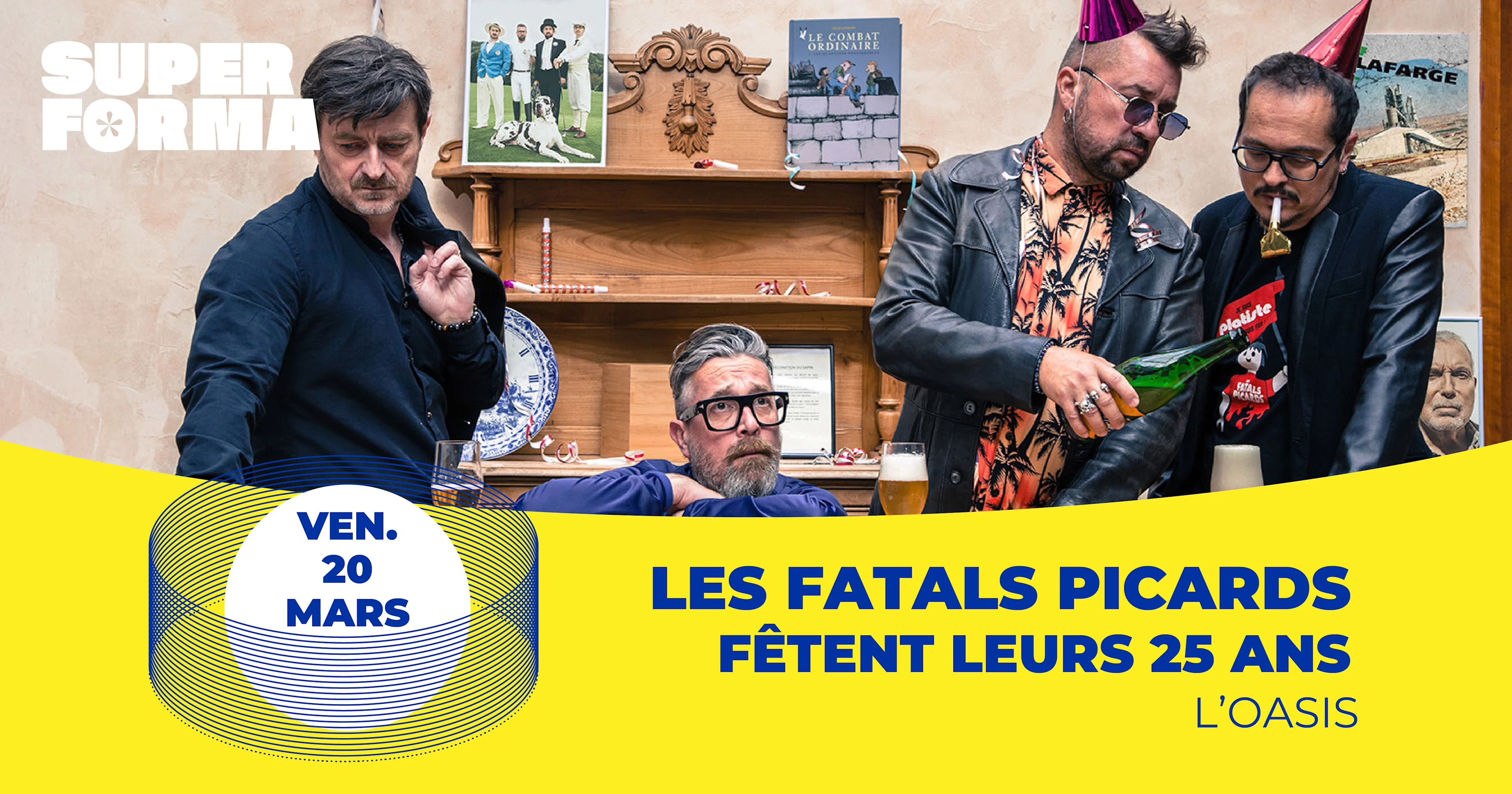 Les Fatals Picards + Merrick | L'oasis • Le Mans