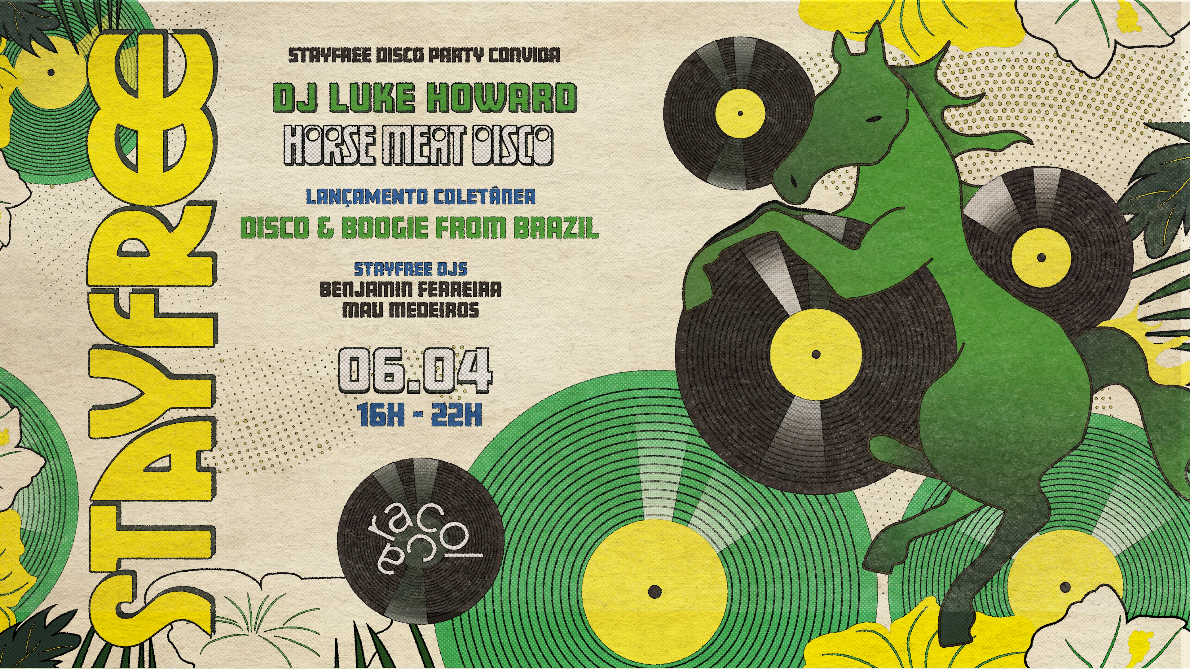 Stayfree Disco Party Convida Dj Luke Howard
