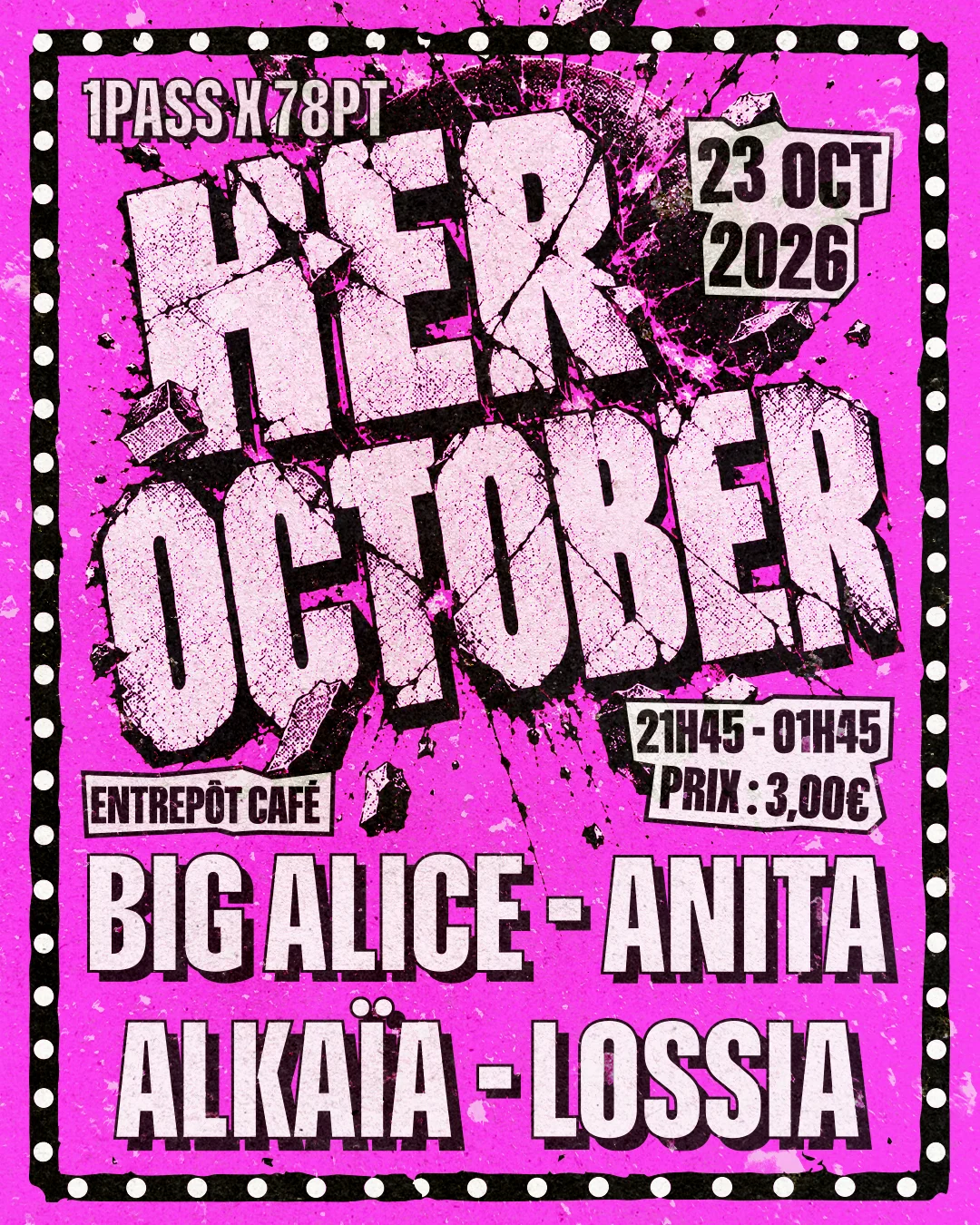 Her October - 1pass X 78pt