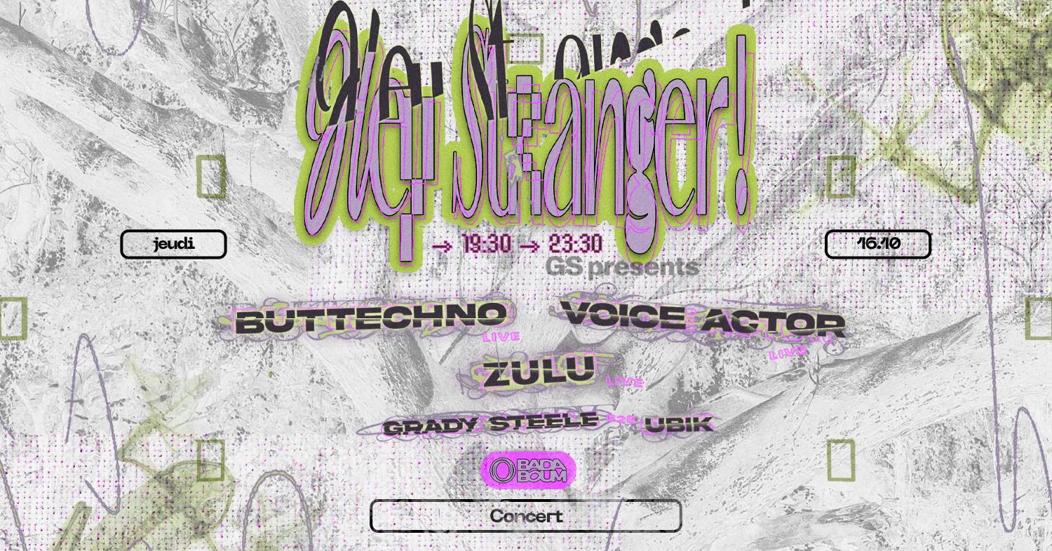 Hey Stranger! X Gs Presents : Buttechno, Voice Actor, Zulu