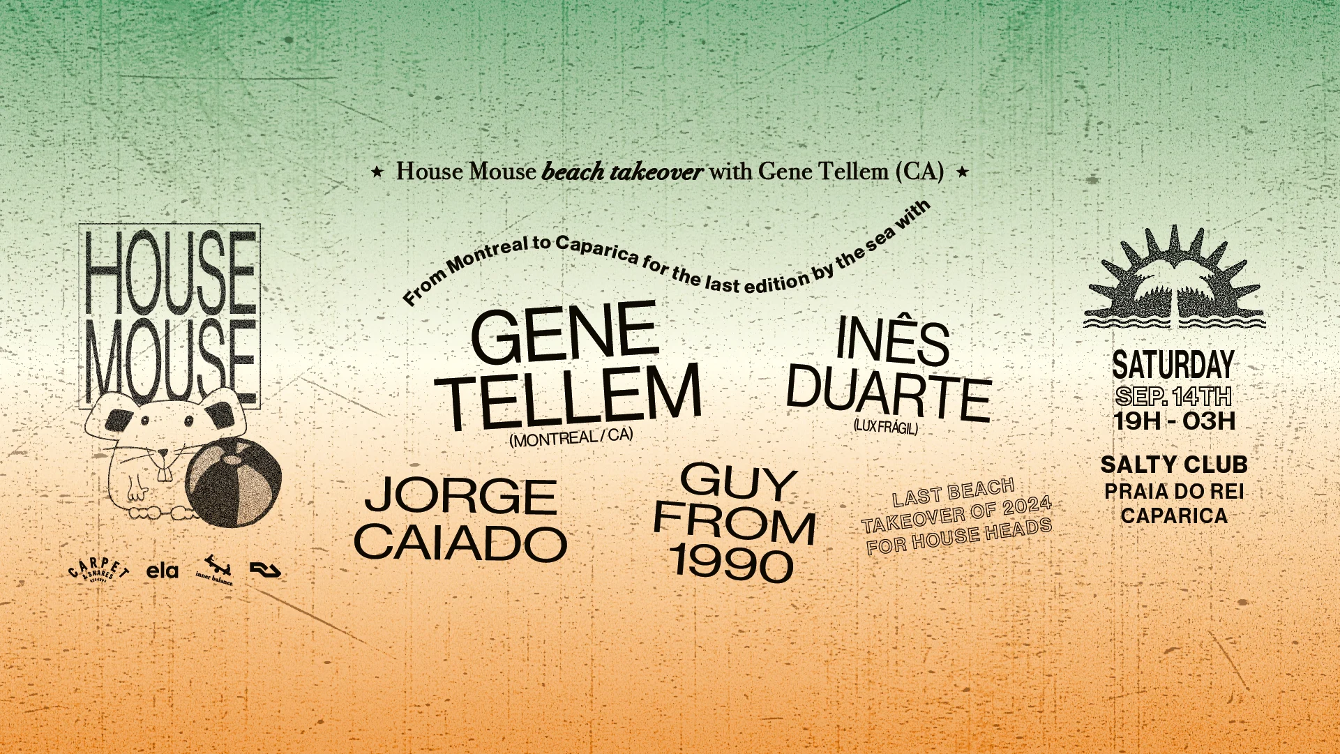 House Mouse Beach Takeover With Gene Tellem (Montreal, Ca)
