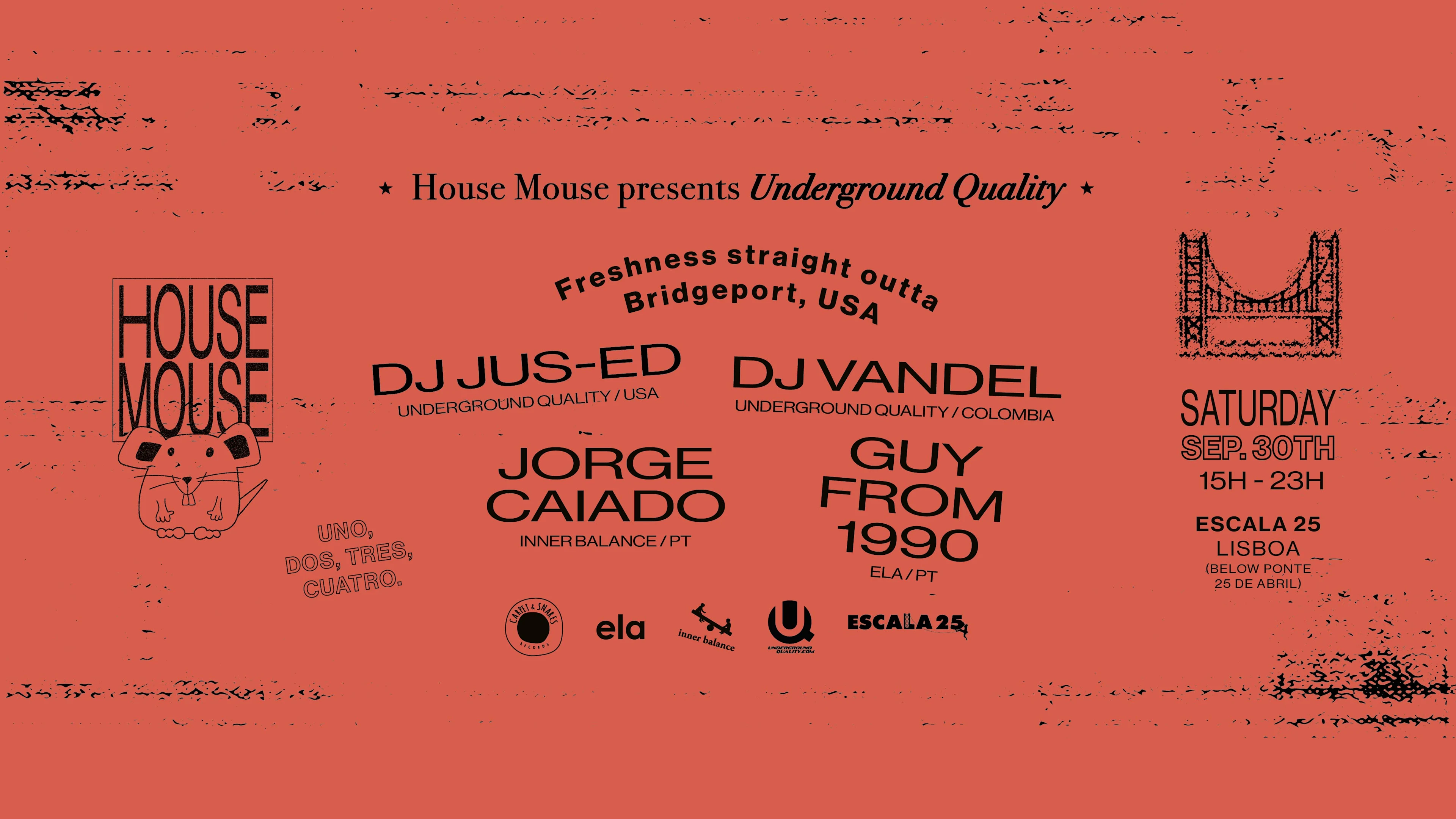 House Mouse X Underground Quality W/ Jus-Ed
