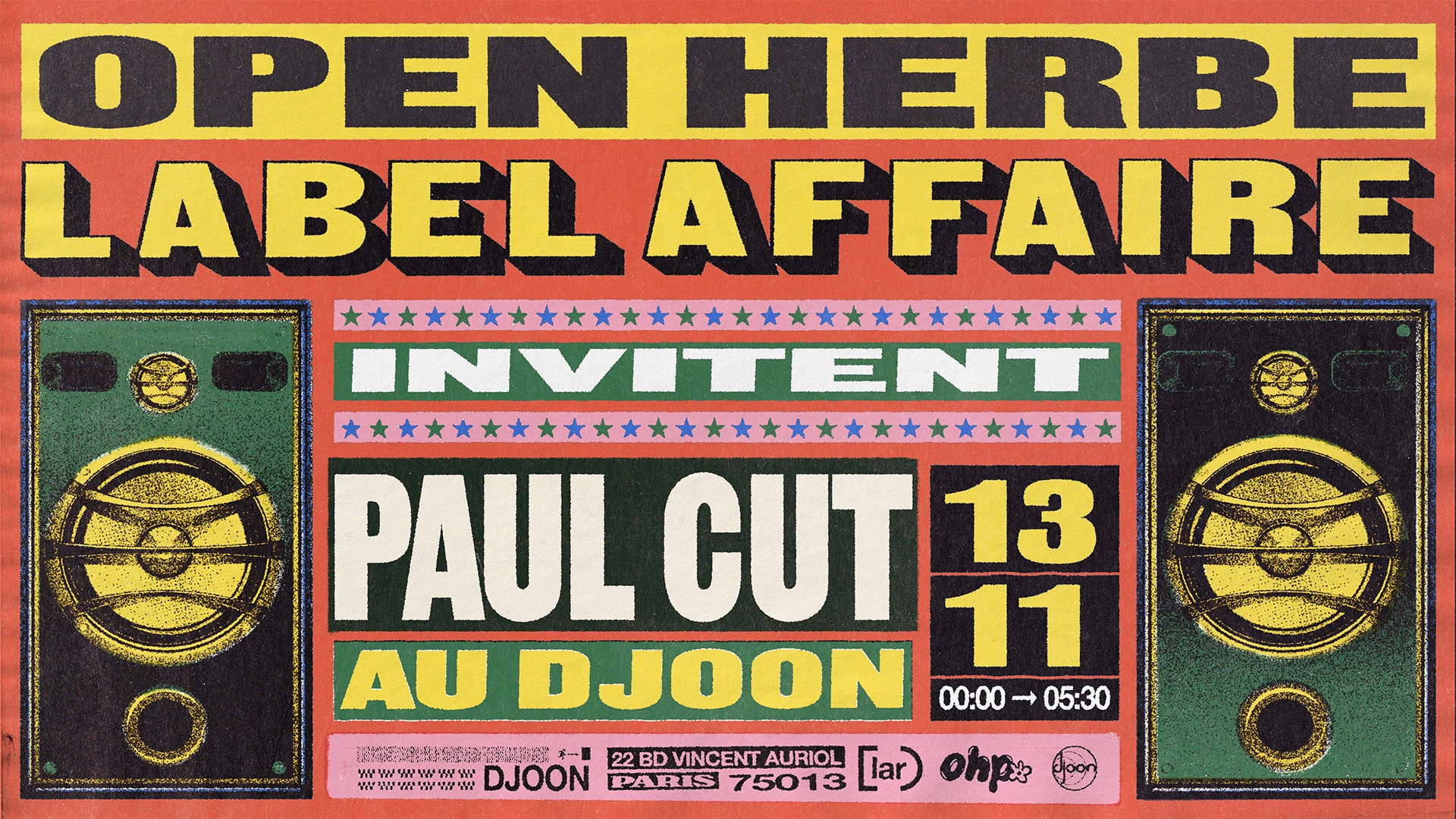 Open Herbe & Label Affaire Invitent Paul Cut