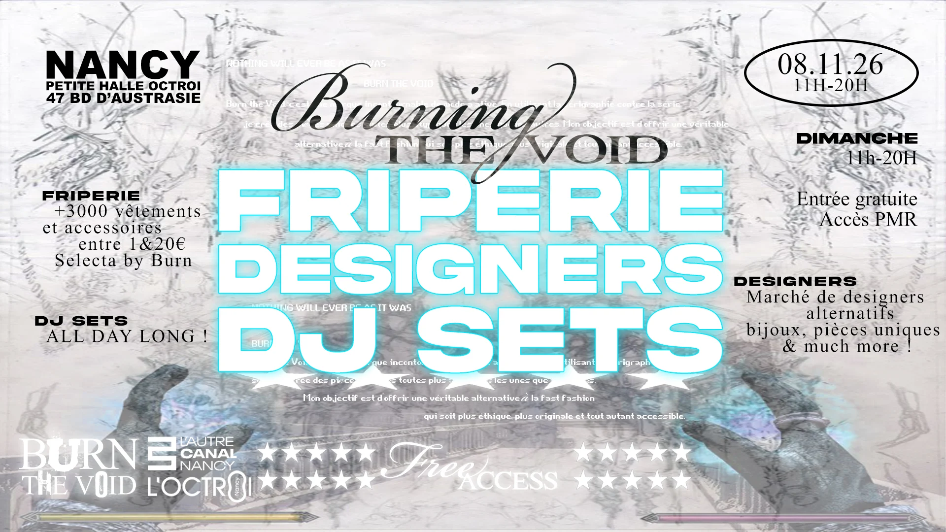 Friperie + Dj-Sets + Designers [Burning The Void IV]