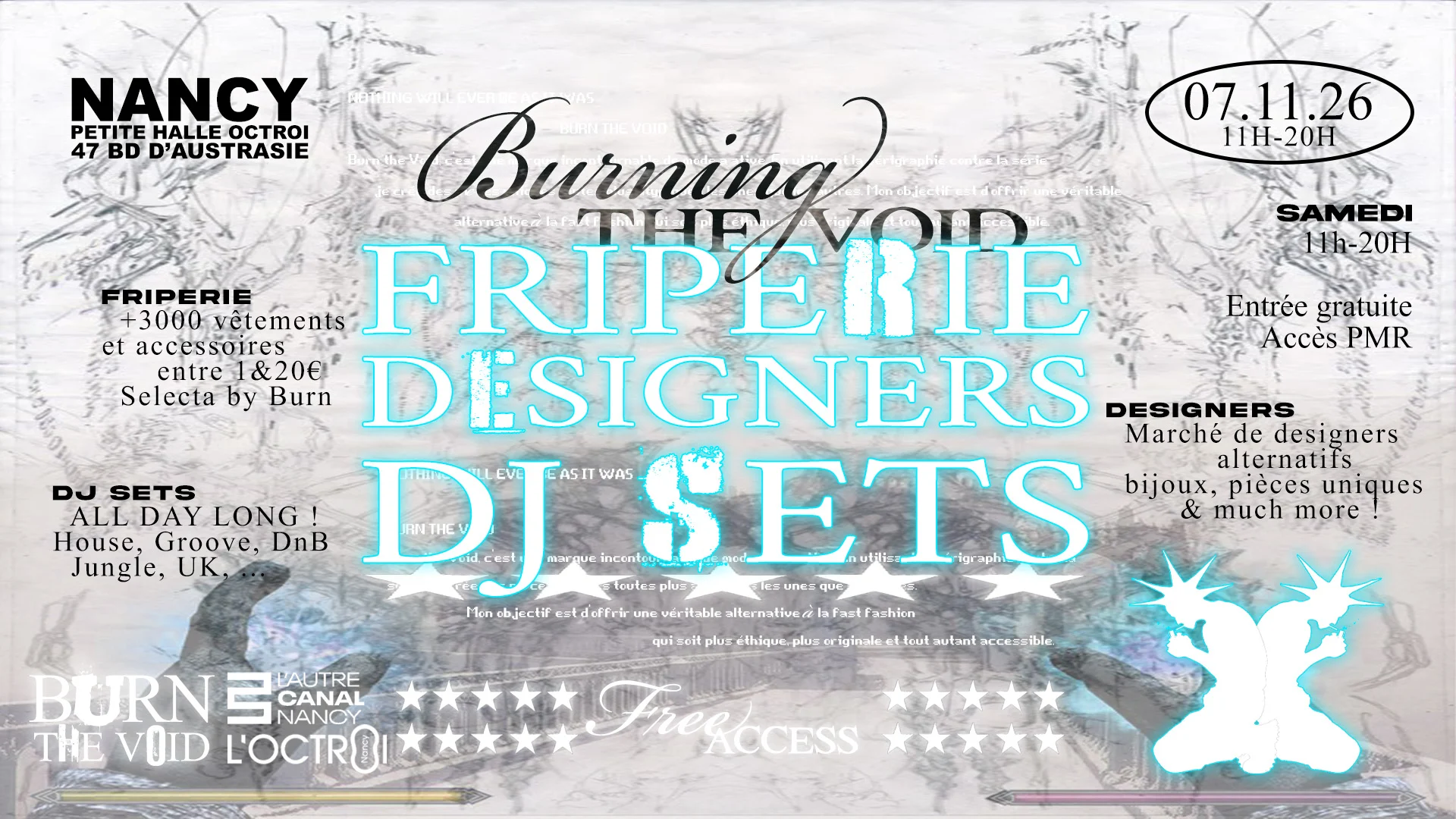 Friperie + Dj-Sets + Designers [Burning The Void IV]